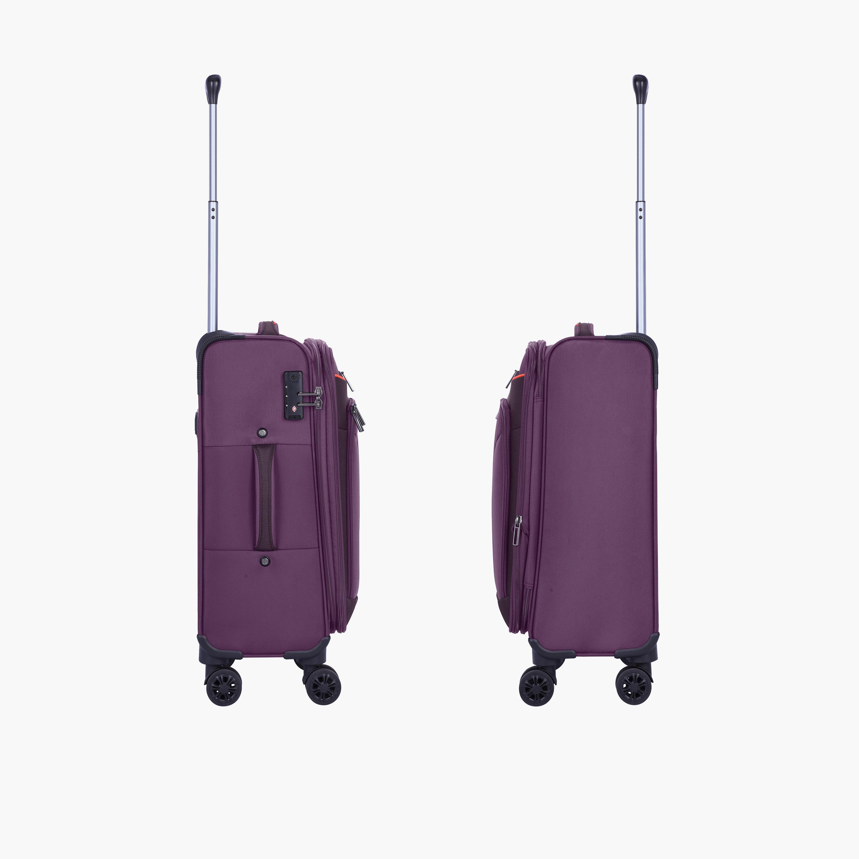 Eminent 51 CM Cabin Polyester Soft Case 4-Wheeler Spinner Trolley Bag with TSA Lock | E751SZ-20-travel-luggagesandbags-luggage-image-6