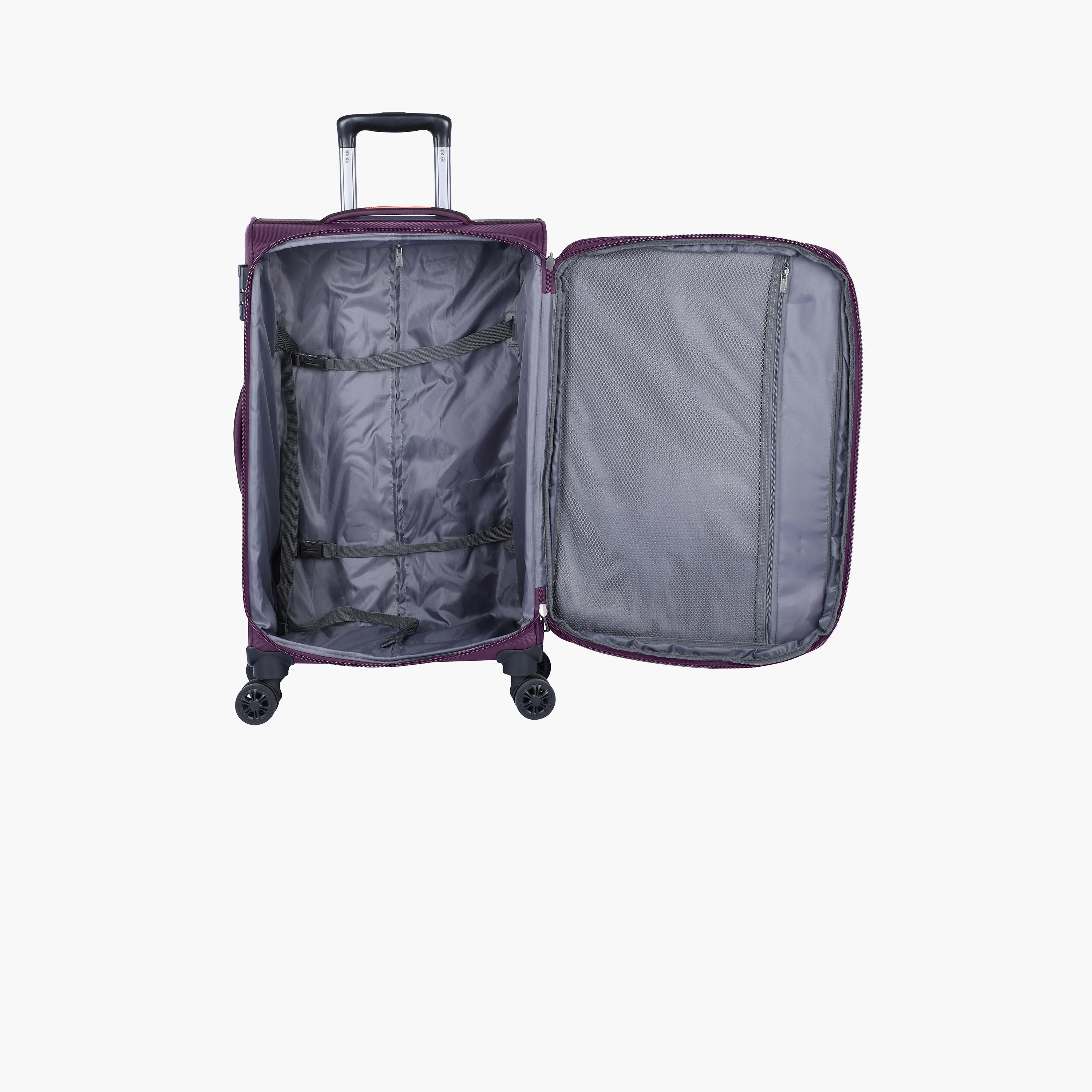 Eminent 51 CM Cabin Polyester Soft Case 4-Wheeler Spinner Trolley Bag with TSA Lock | E751SZ-20-travel-luggagesandbags-luggage-image-7