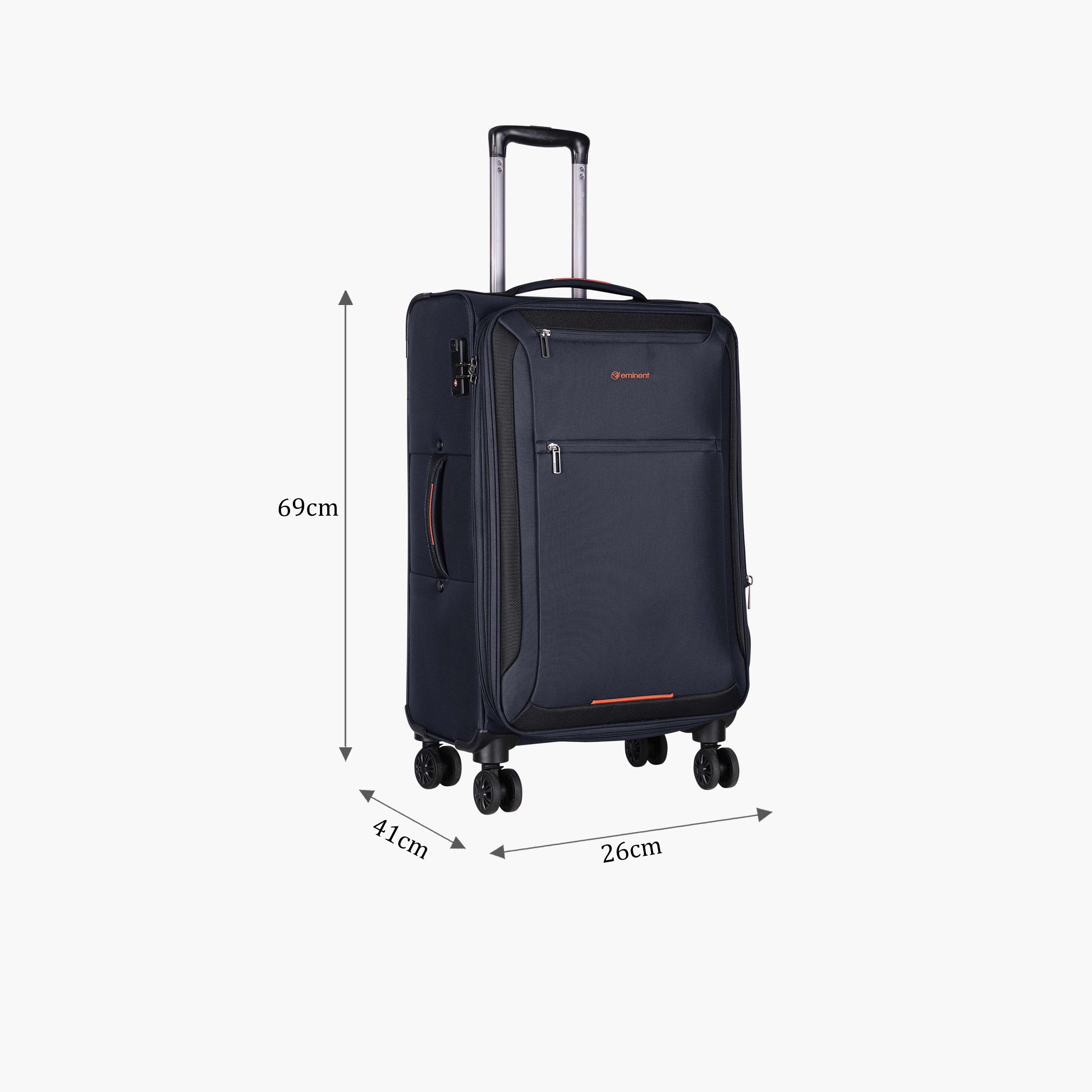 إميننت- شنطة سفر بوليستر  هيكل طري مقاس 69 سم بأربع عجلات مزدوجة دوارة من ال  | E751SZ-24-travel-luggagesandbags-luggage-image-2