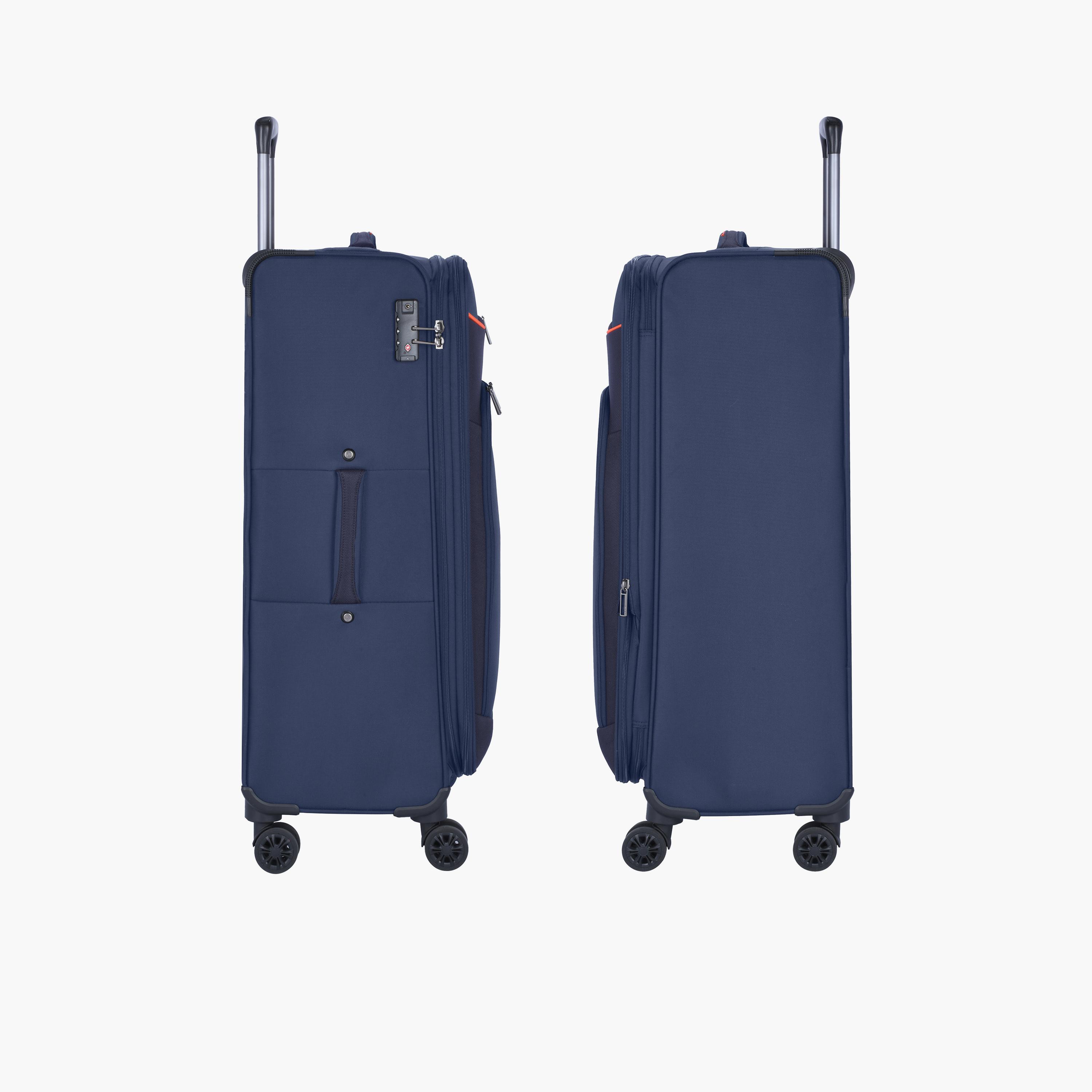 Eminent 69 CM Medium Check-in Polyester Soft Case 4-Wheeler Spinner Trolley Bag with TSA Lock | E751SZ-24-travel-luggagesandbags-luggage-image-6