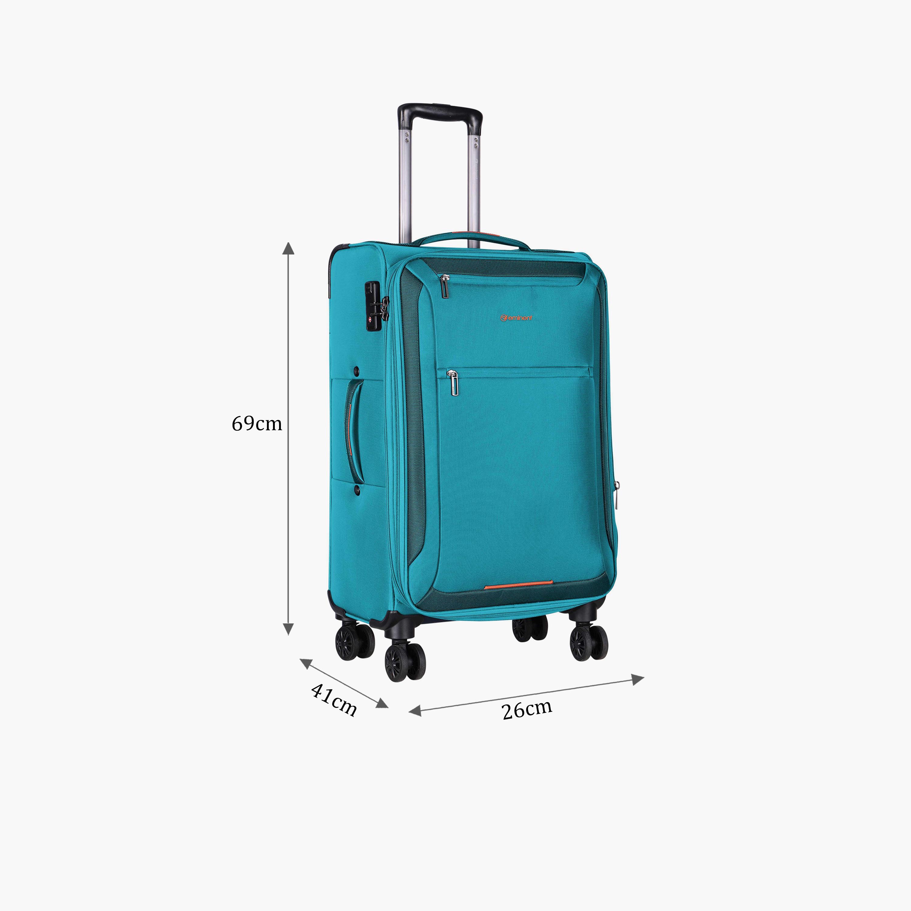 إميننت- شنطة سفر بوليستر  هيكل طري مقاس 69 سم بأربع عجلات مزدوجة دوارة من ال  | E751SZ-24-travel-luggagesandbags-luggage-image-2