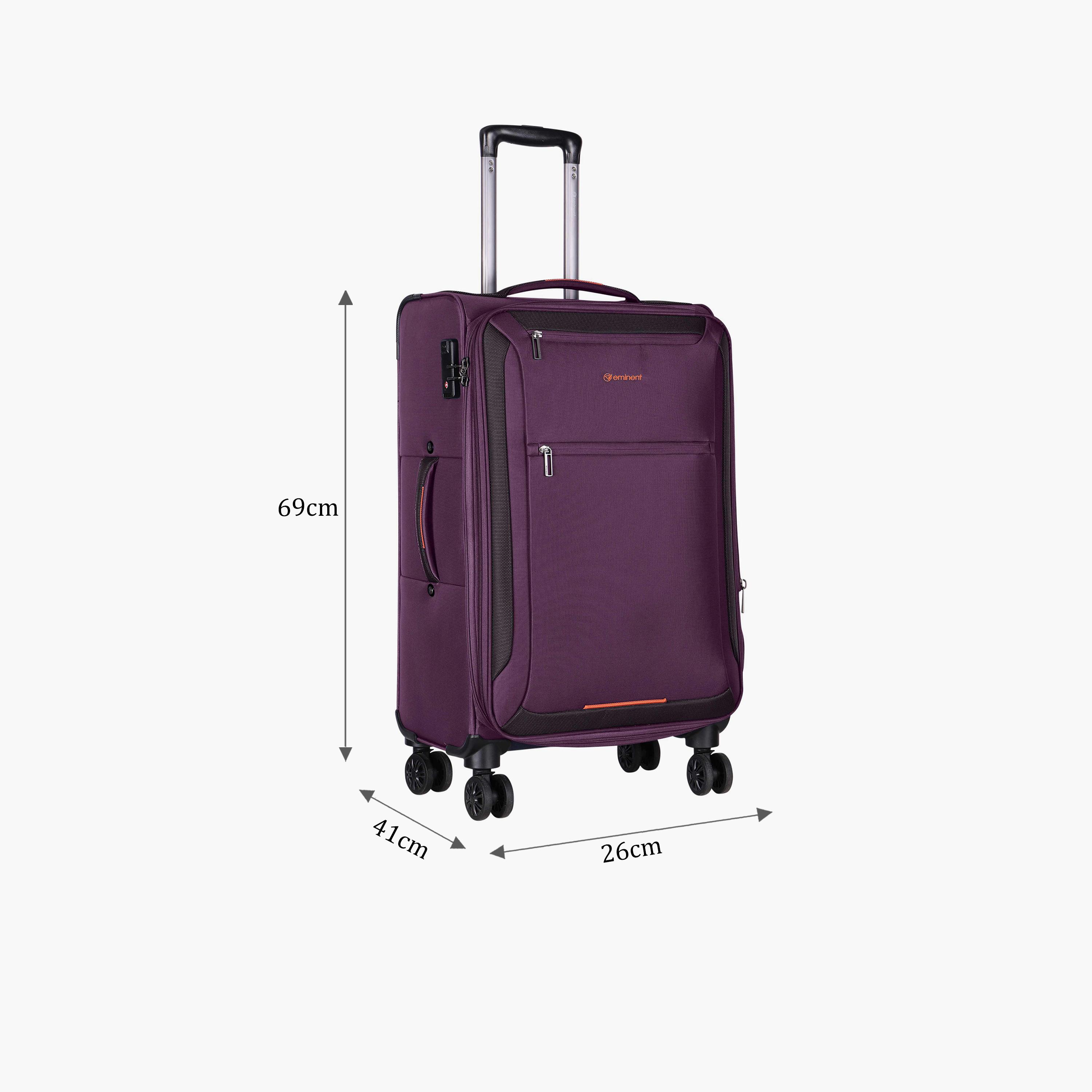 إميننت- شنطة سفر بوليستر  هيكل طري مقاس 69 سم بأربع عجلات مزدوجة دوارة من ال  | E751SZ-24-travel-luggagesandbags-luggage-image-2
