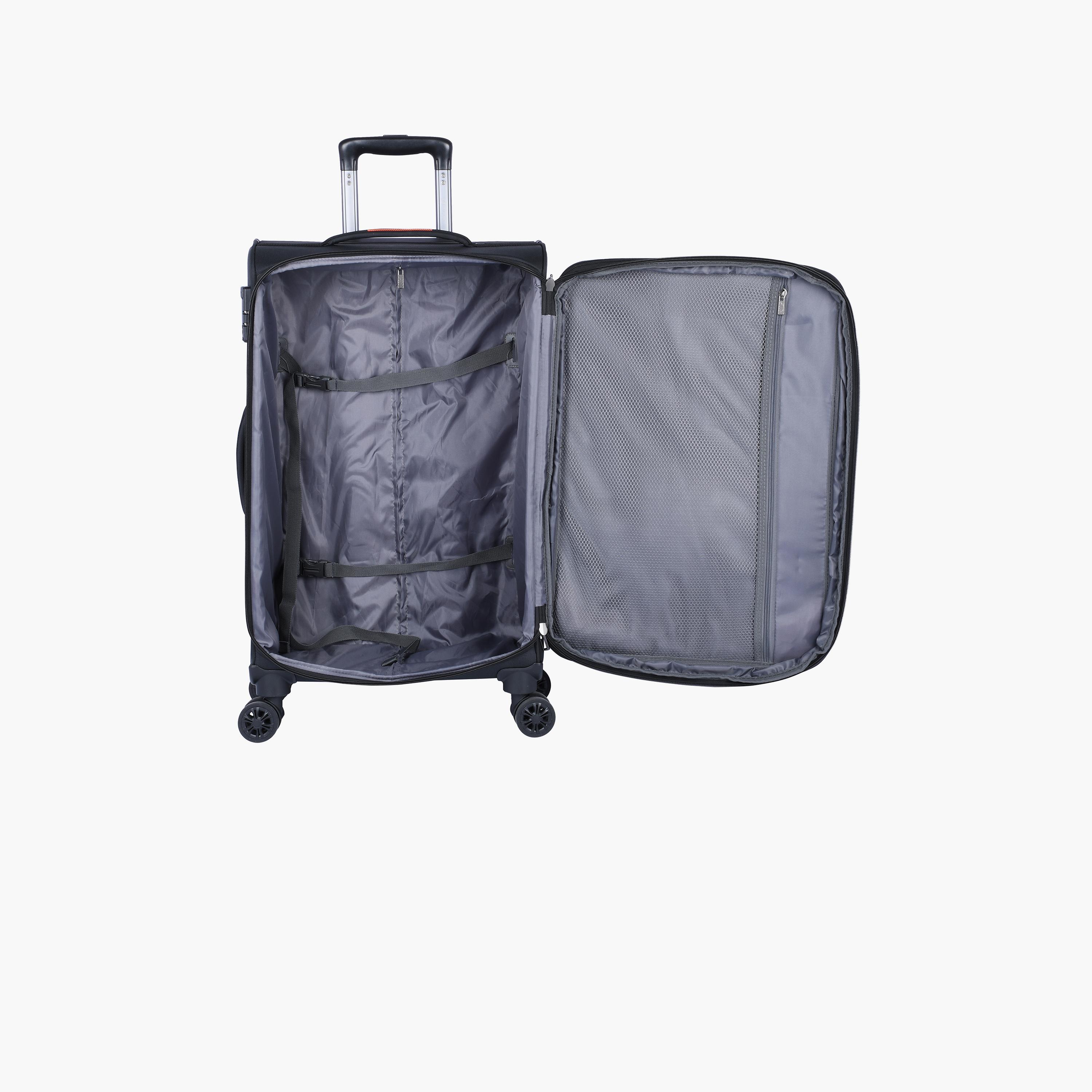Eminent Set of 3 Soft Case 4-Wheeler Spinner Trolley Bag with TSA Lock | E751SZ-3-travel-luggagesandbags-luggage-image-6