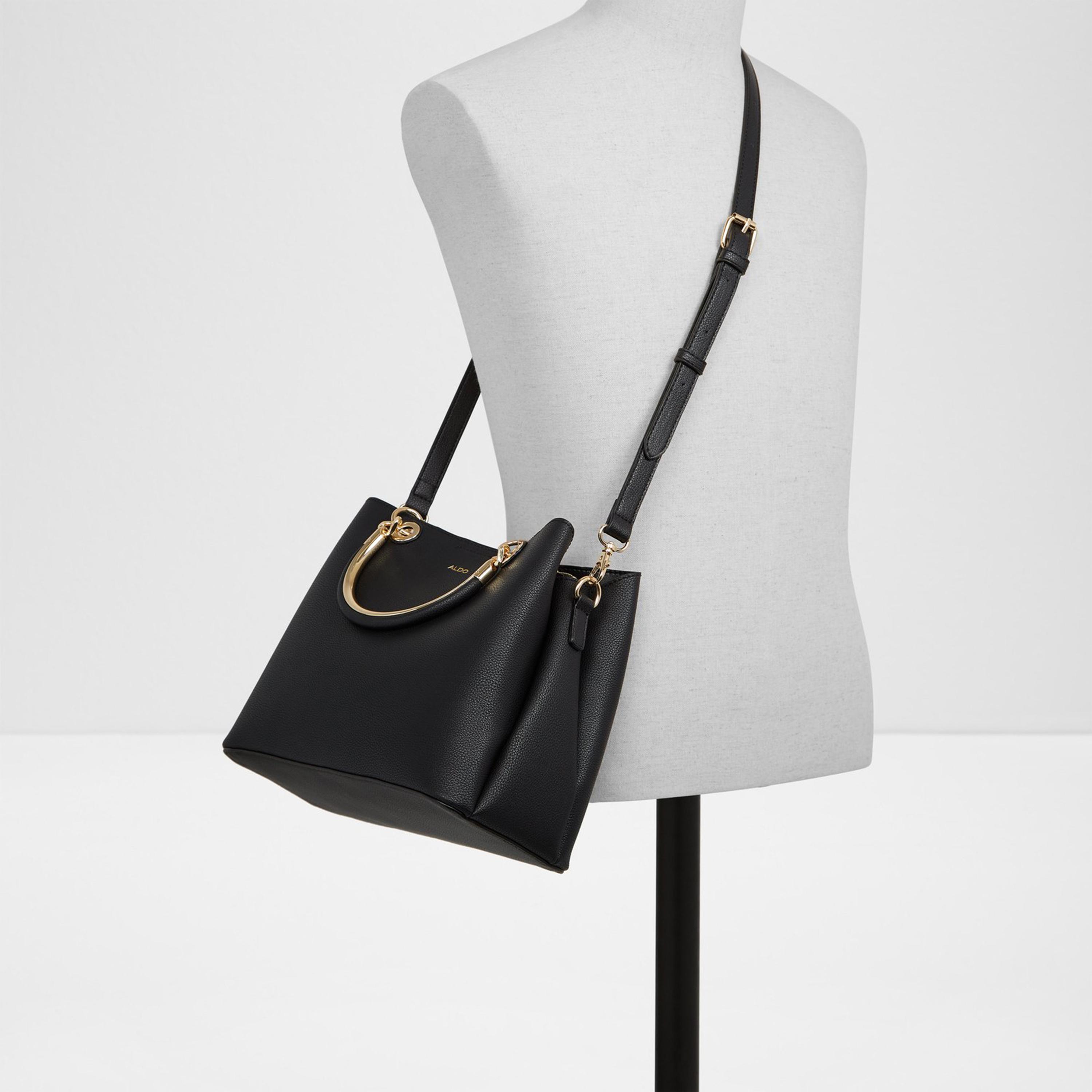 Aldo Surgoine Textured Double Handle Tote Bag with Magnetic Closure and Detachable Strap-women-bagsandwallets-handbags-image-5