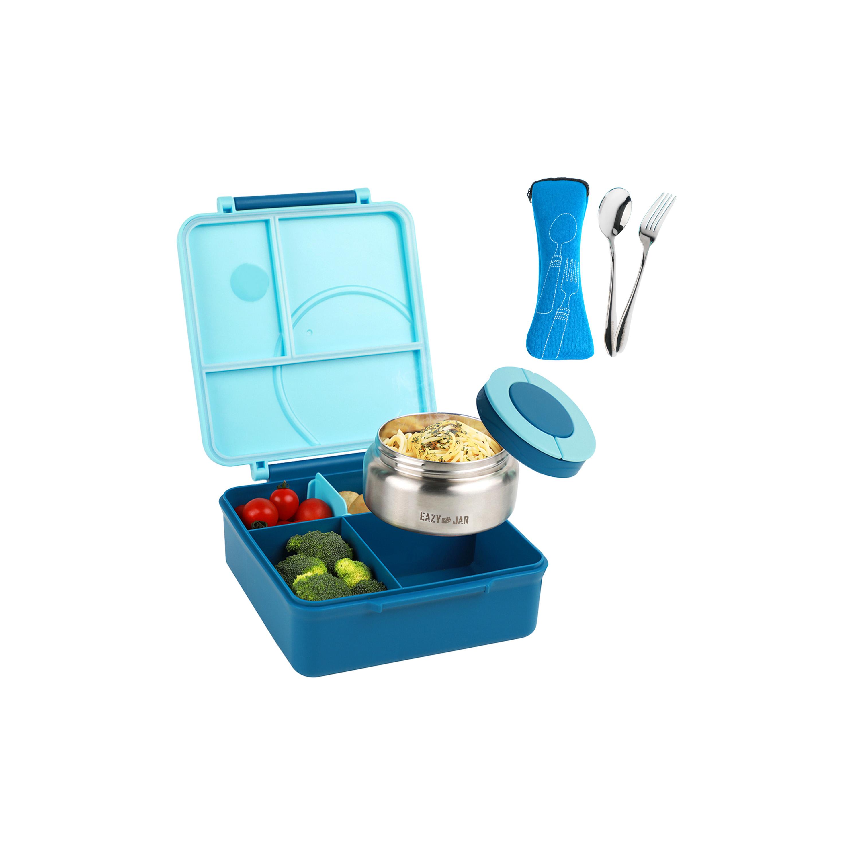 Eazy Kids Jumbo Bento Lunch Box, Lunch Bag, Food Jar with Cutlery Set-school-lunchessentials-lunchboxes-image-18
