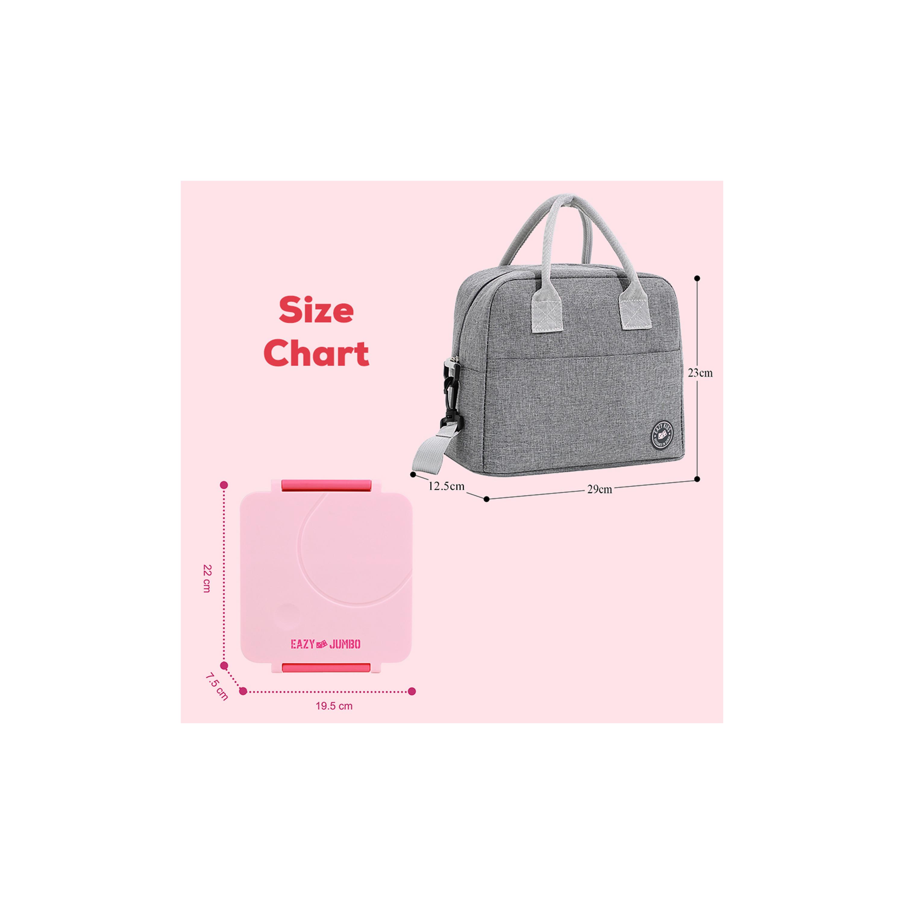 Eazy Kids Jumbo Bento Lunch Box, Lunch Bag, Food Jar with Cutlery Set-school-lunchessentials-lunchboxes-image-13
