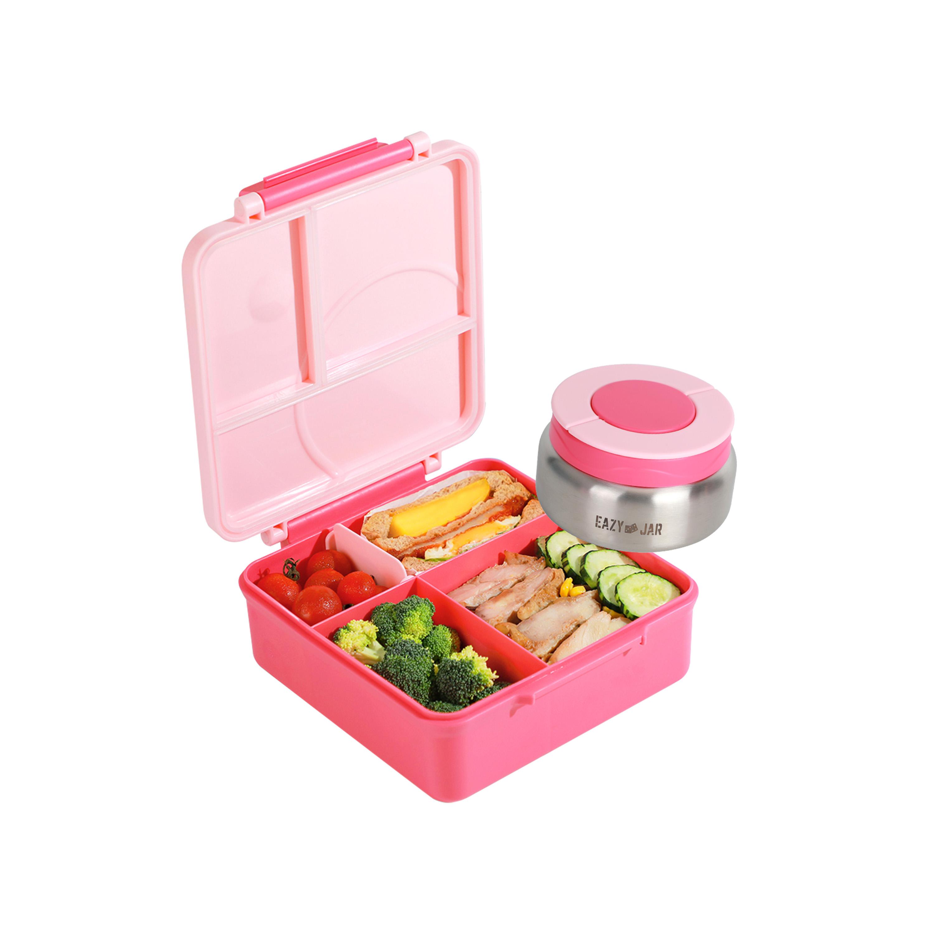 Eazy Kids Jumbo Bento Lunch Box, Lunch Bag, Food Jar with Cutlery Set-school-lunchessentials-lunchboxes-image-9