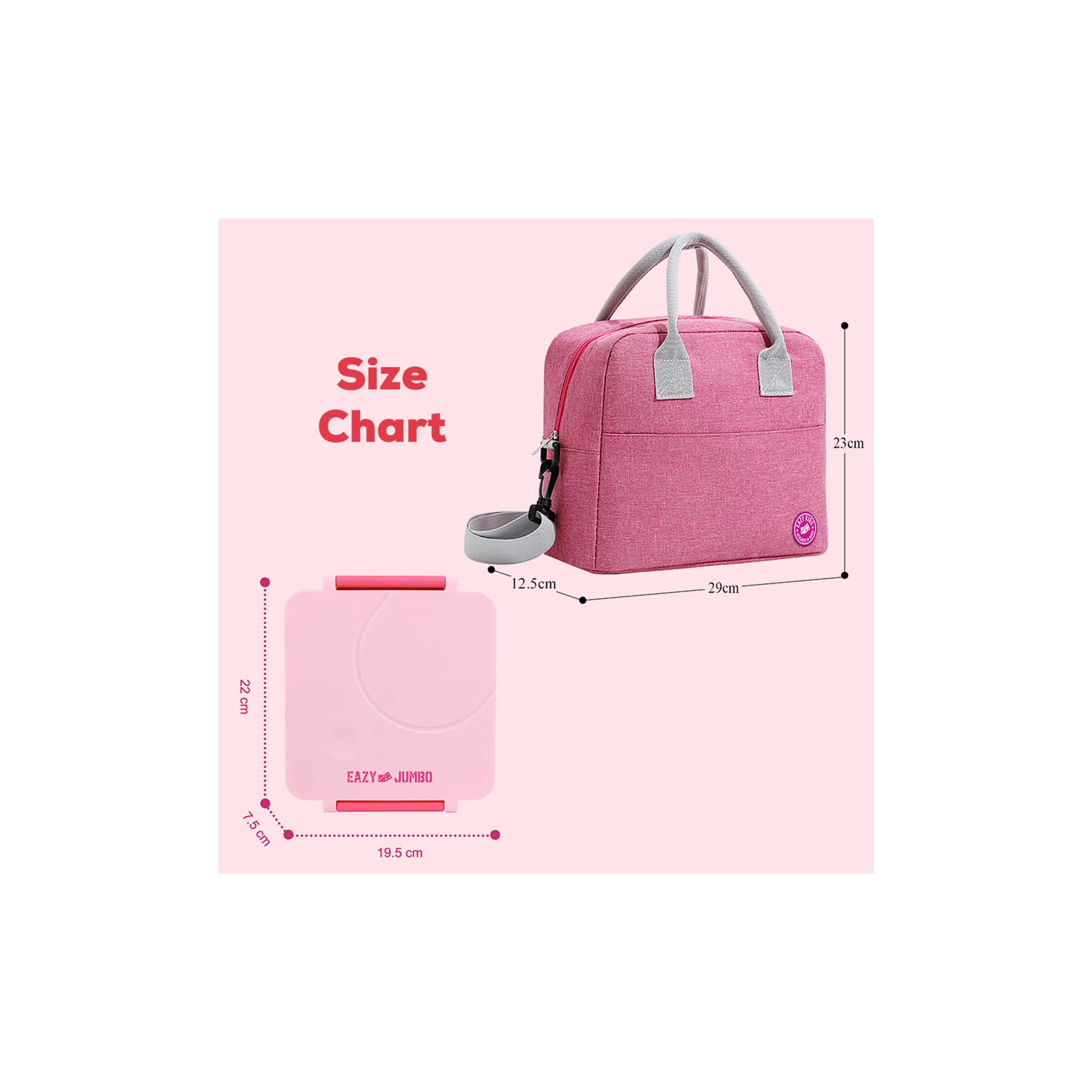 Eazy Kids Jumbo Bento Lunch Box, Lunch Bag, Food Jar with Cutlery Set-school-lunchessentials-lunchboxes-image-11