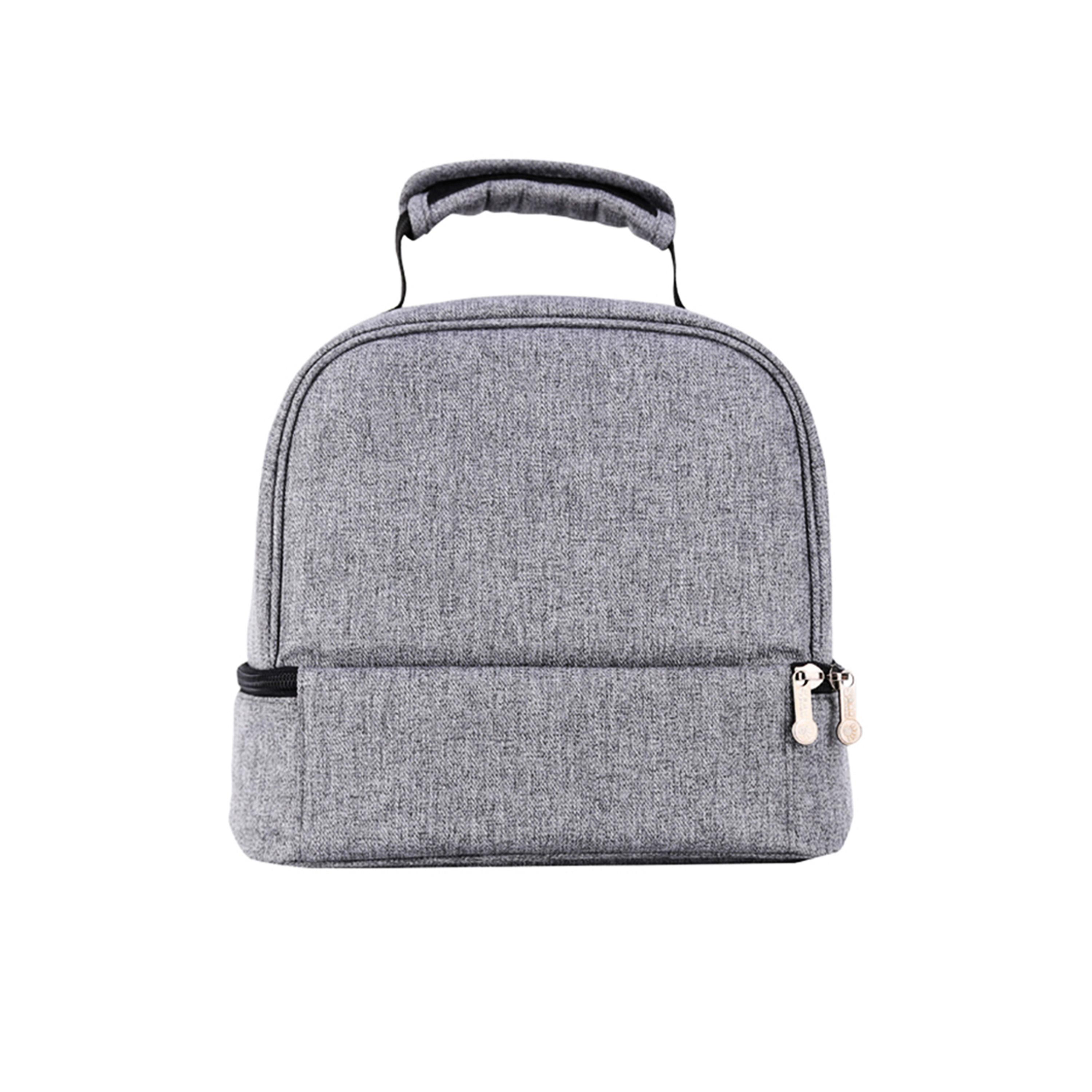 Sunveno Insulated Lunch Bag with 4-Piece Penguin Ice Pack Set - Grey-school-lunchessentials-lunchbags-image-13