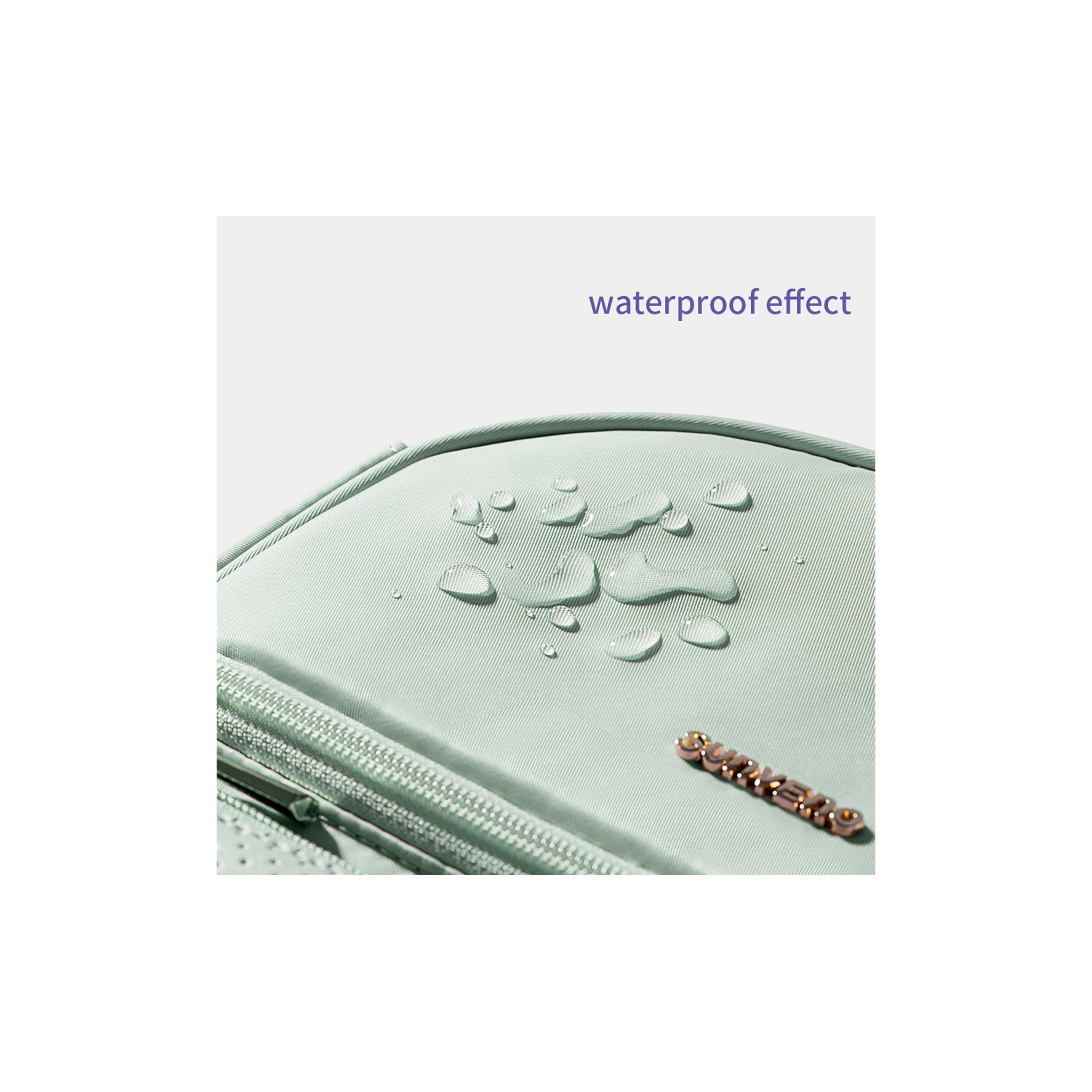 حقيبة غداء معزولة مع صندوق حراري ومجموعة أكياس ثلج مكونة من 4 قطع من صنفينو - قرش - أخضر-school-lunchessentials-lunchbags-image-9