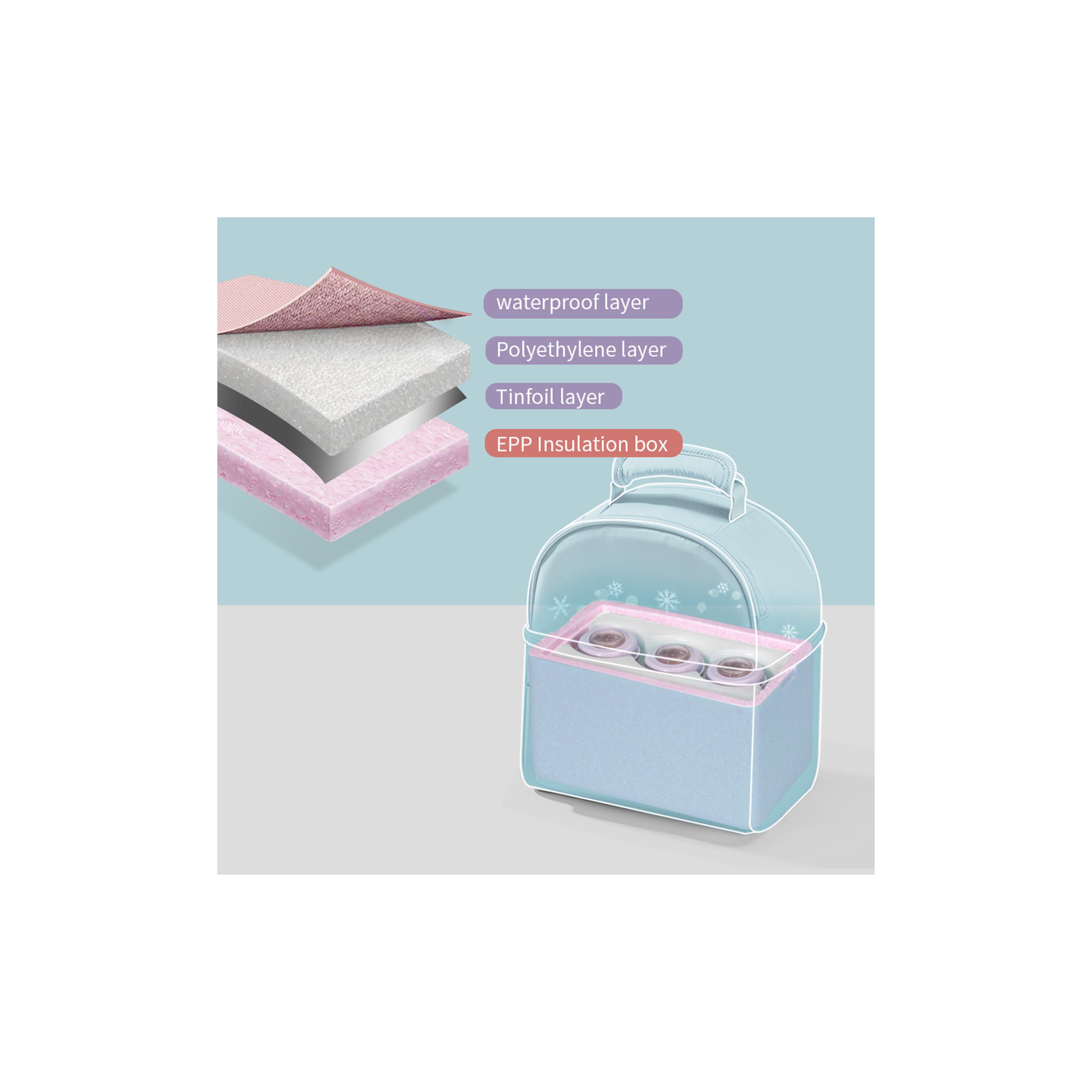 Sunveno Insulated Lunch Bag with Thermo Box & 4-Piece Ice Pack Set - Flamingo - Pink-school-lunchessentials-lunchbags-image-5