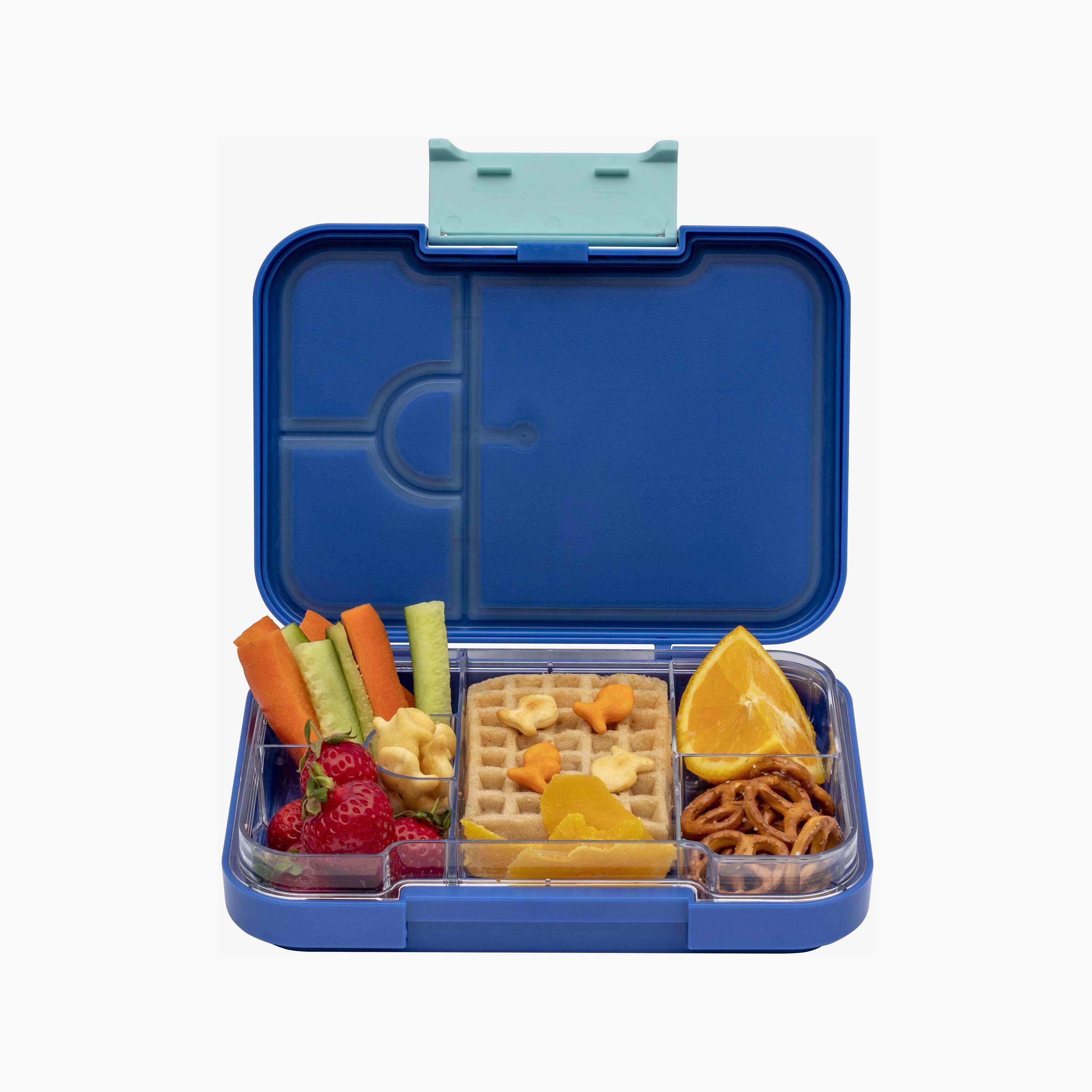Bamboo Bark 4-6 Compartment Tritan Lunch Box - Shark - Blue-school-lunchessentials-lunchboxes-image-3
