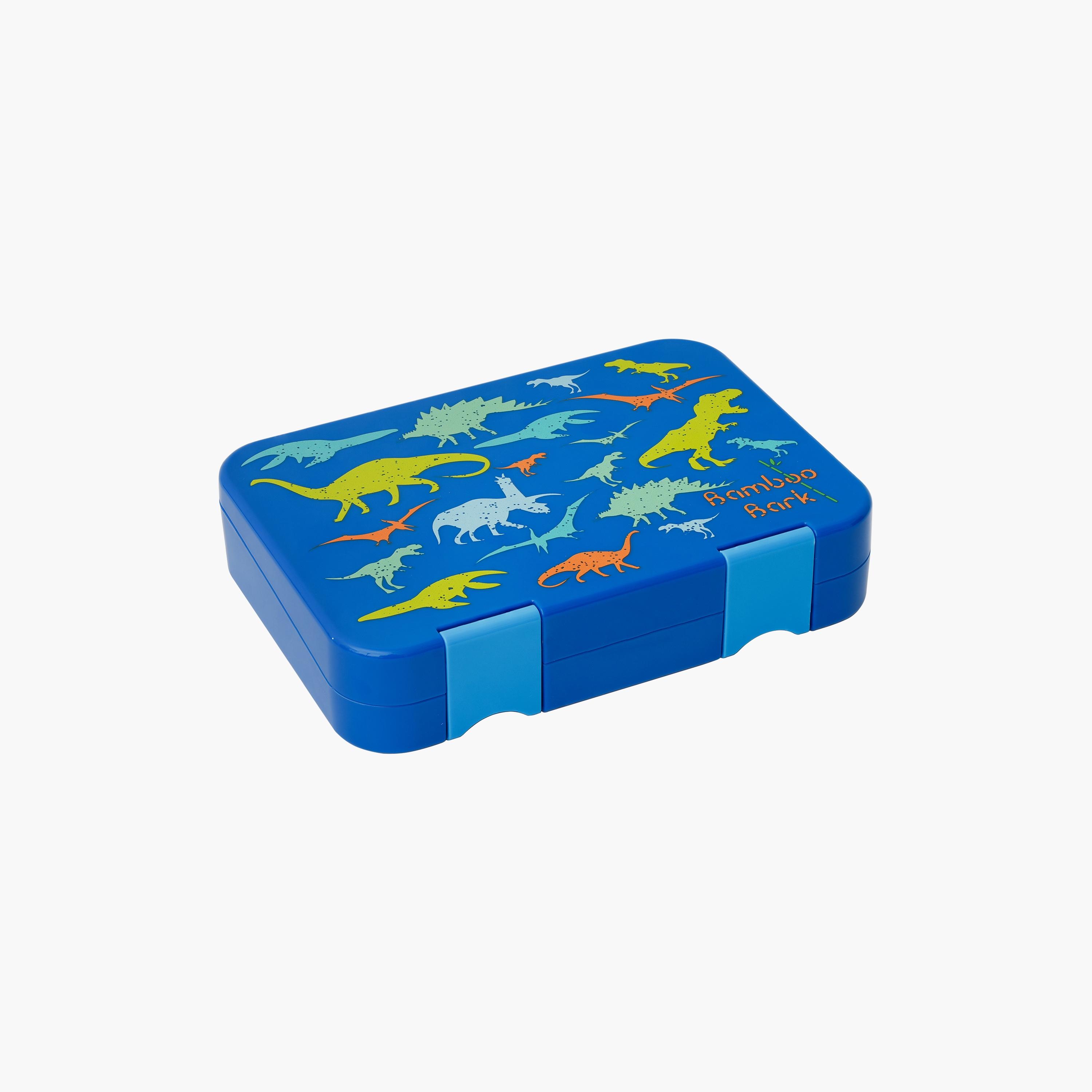 صندوق غداء تريتان 4-6 أقسام من بامبو بارك - دينو - أزرق-school-lunchessentials-lunchboxes-image-1