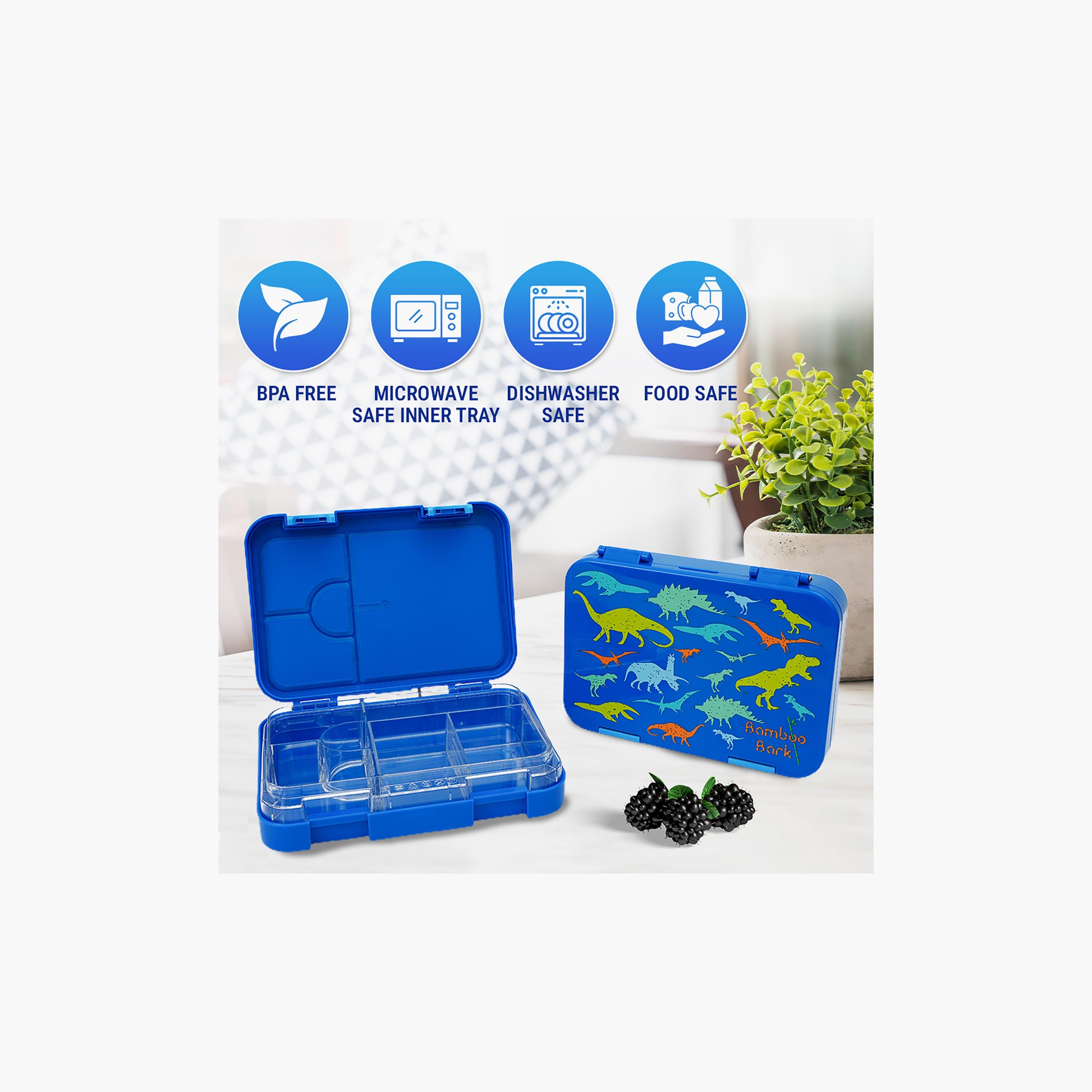 صندوق غداء تريتان 4-6 أقسام من بامبو بارك - دينو - أزرق-school-lunchessentials-lunchboxes-image-3