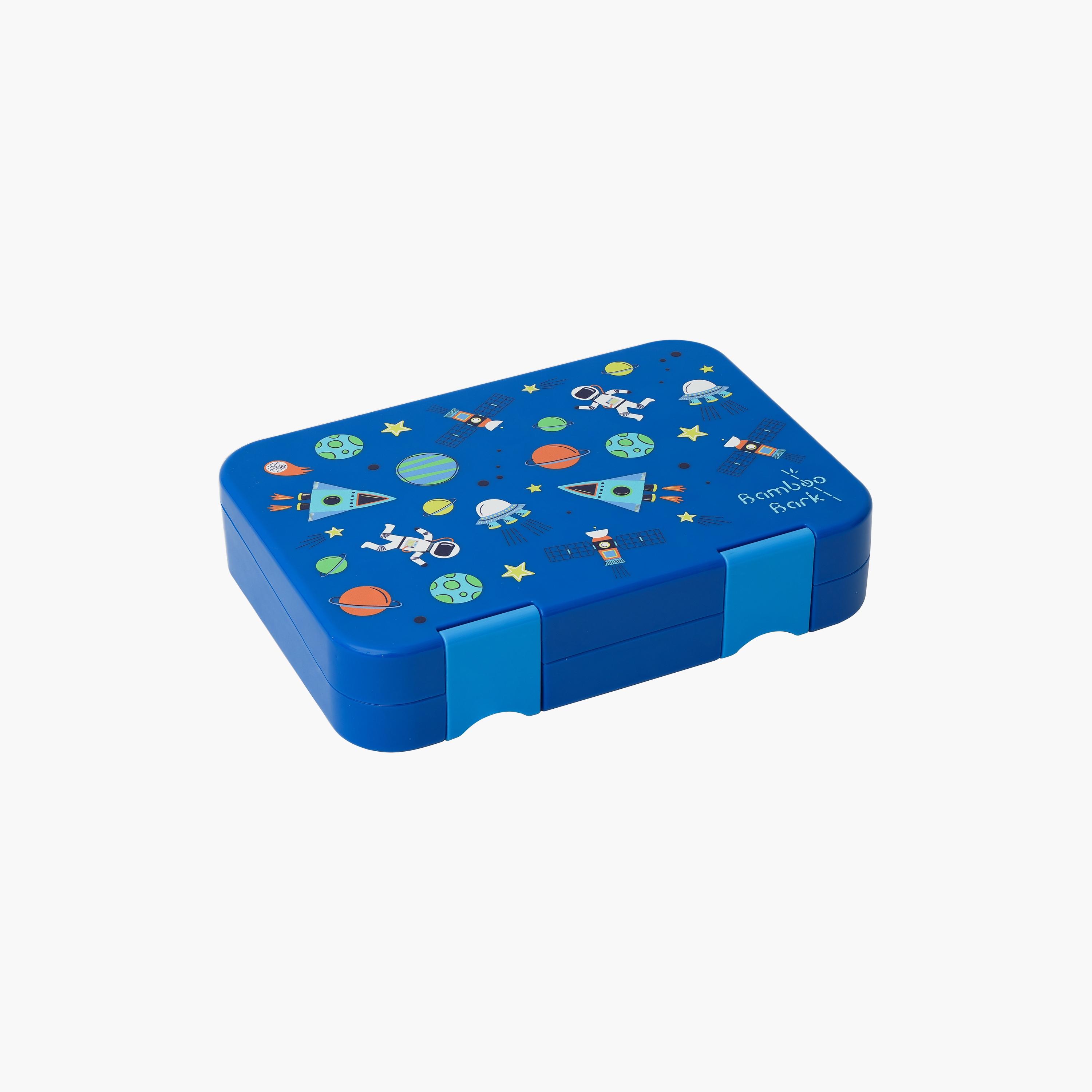 Bamboo Bark 4-6 Compartment Tritan Lunch Box - Space - Blue-school-lunchessentials-lunchboxes-image-1