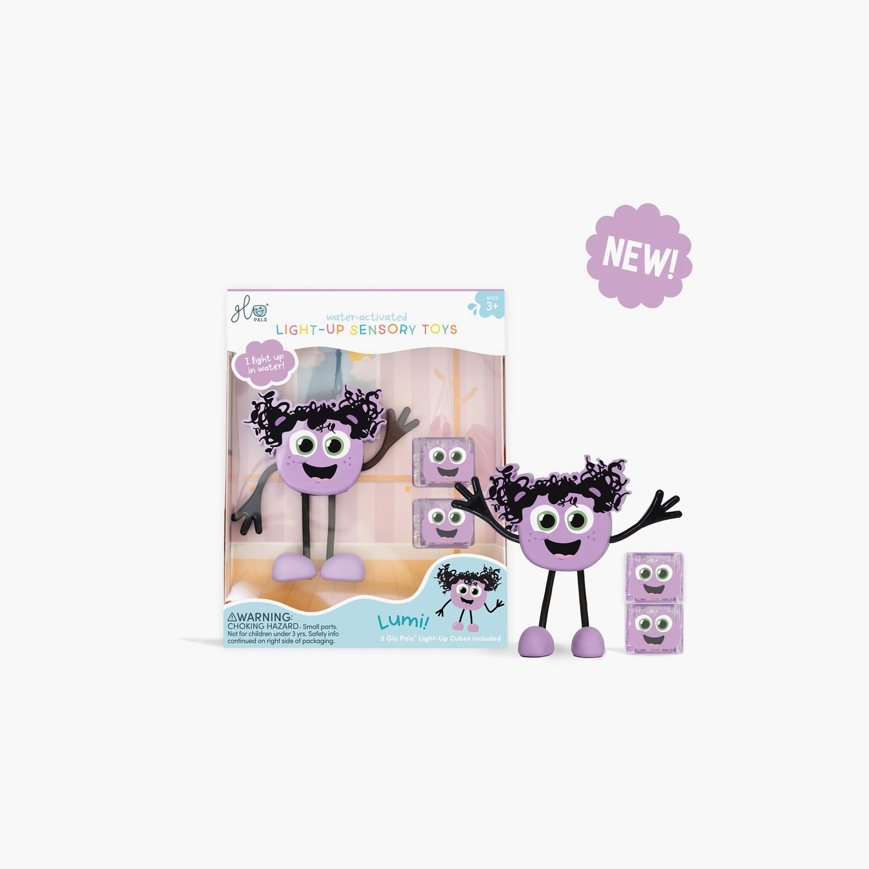 Glo Pals Lumi Water Activated Light Up Sensory Bath Toy - Purple-toys-babyandtoddlertoys-bathtoys-image-1