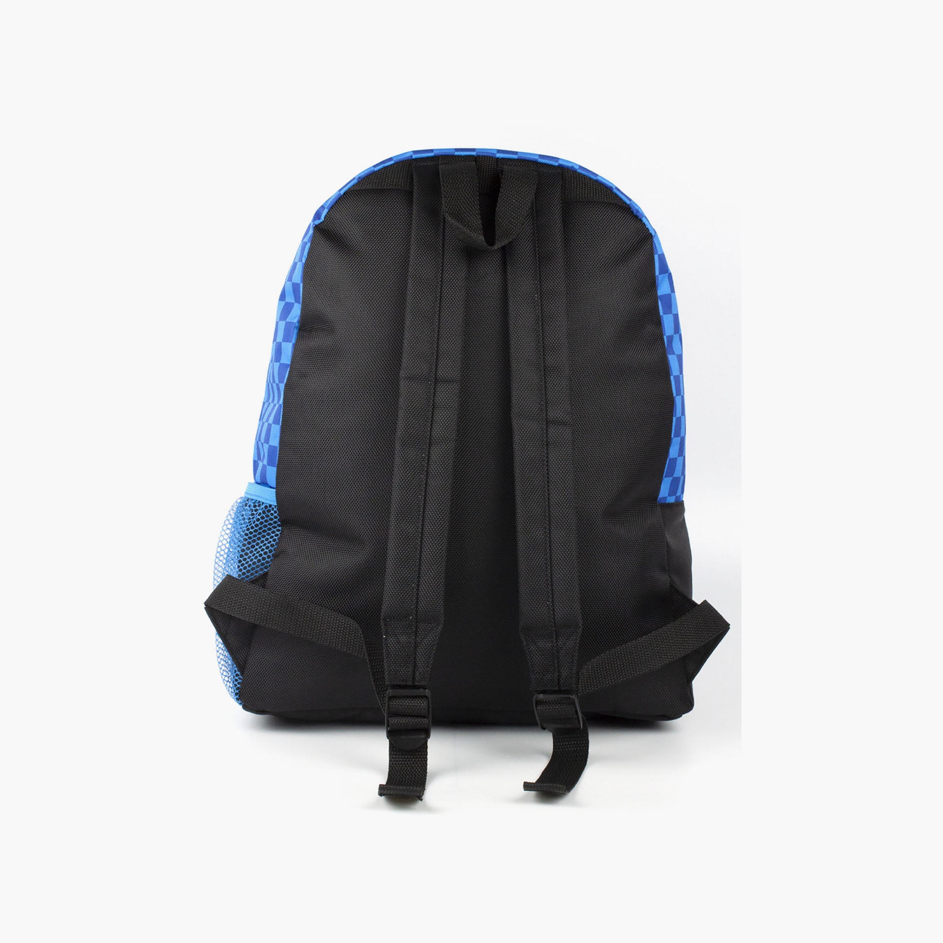 Sonic The Hedgehog Printed Backpack - Black - 16 Inch-school-bagsandbackpacks-backpacks-image-2