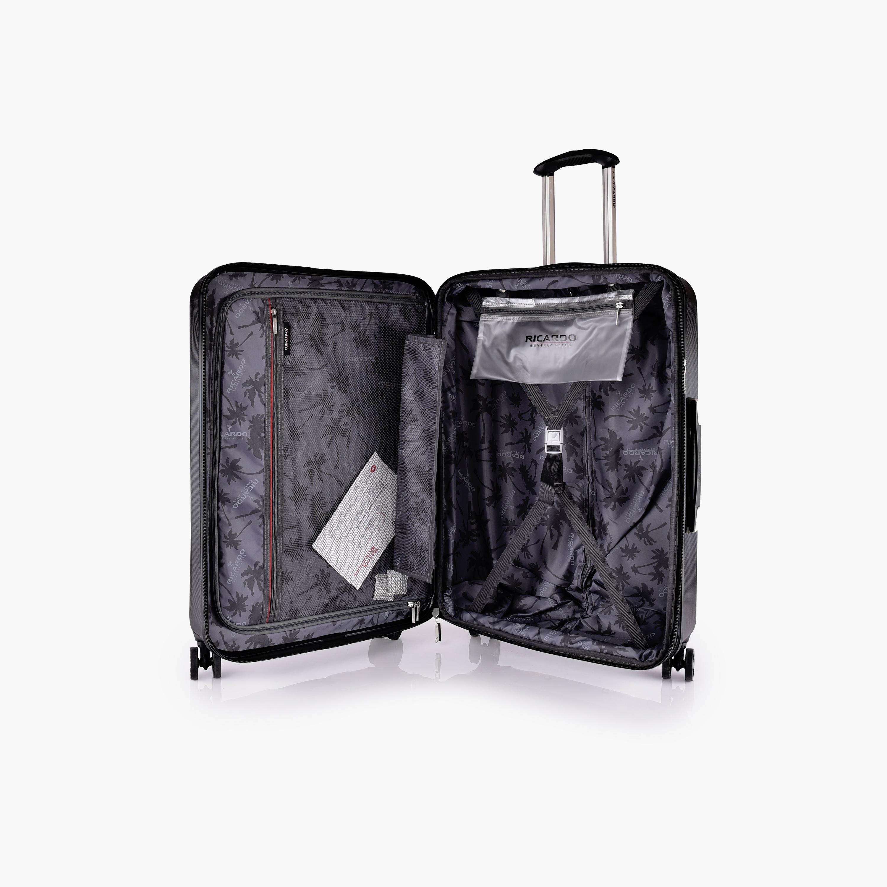 Ricardo Set of 3 Polycarbonate with ABS Hardcase 4-Wheeler Spinner Trolley Bag with TSA Lock | 056/3P-travel-luggagesandbags-luggage-image-6