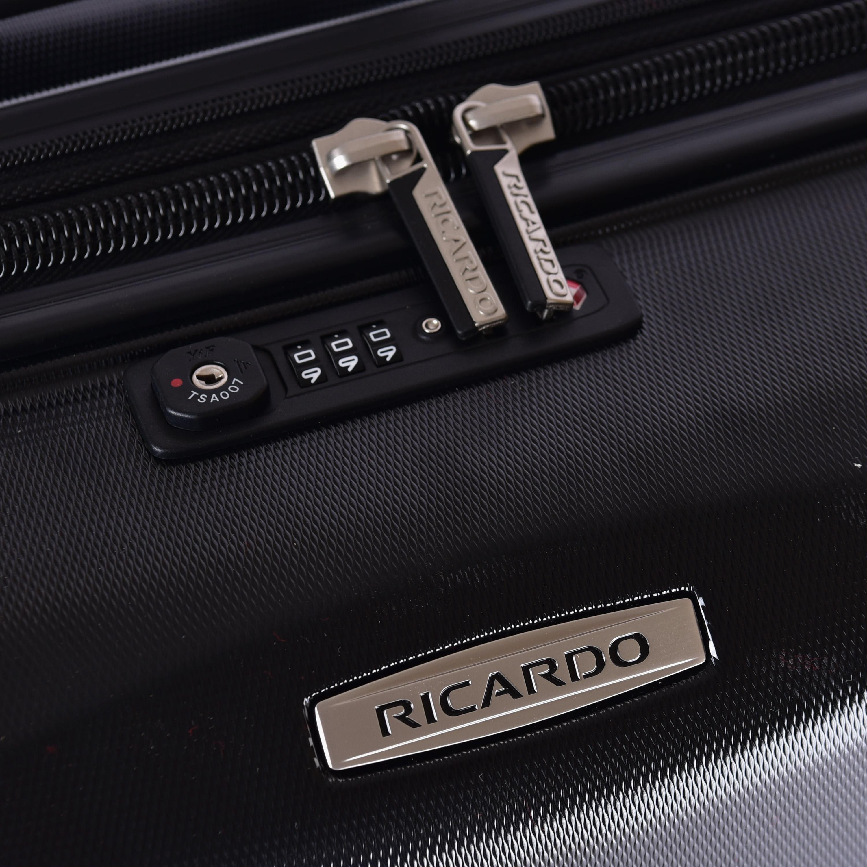 Ricardo Set of 3 Polycarbonate with ABS Hardcase 4-Wheeler Spinner Trolley Bag with TSA Lock | 056/3P-travel-luggagesandbags-luggage-image-8