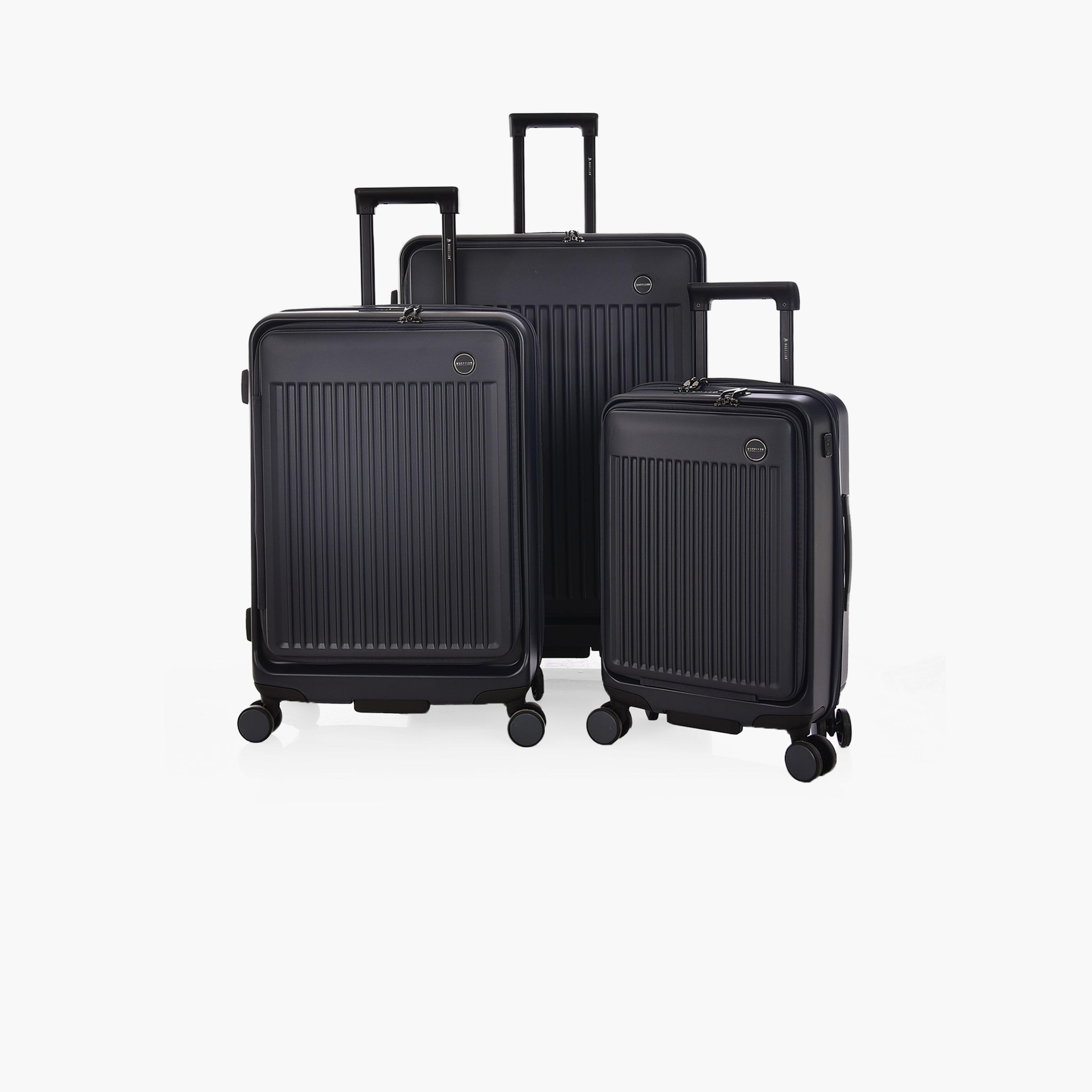 Magellan Set of 3 Polycarbonate with ABS Hardcase 4-Wheeler Spinner Trolley Bag with TSA Lock | 1996HA/3P-travel-luggagesandbags-luggage-image-1