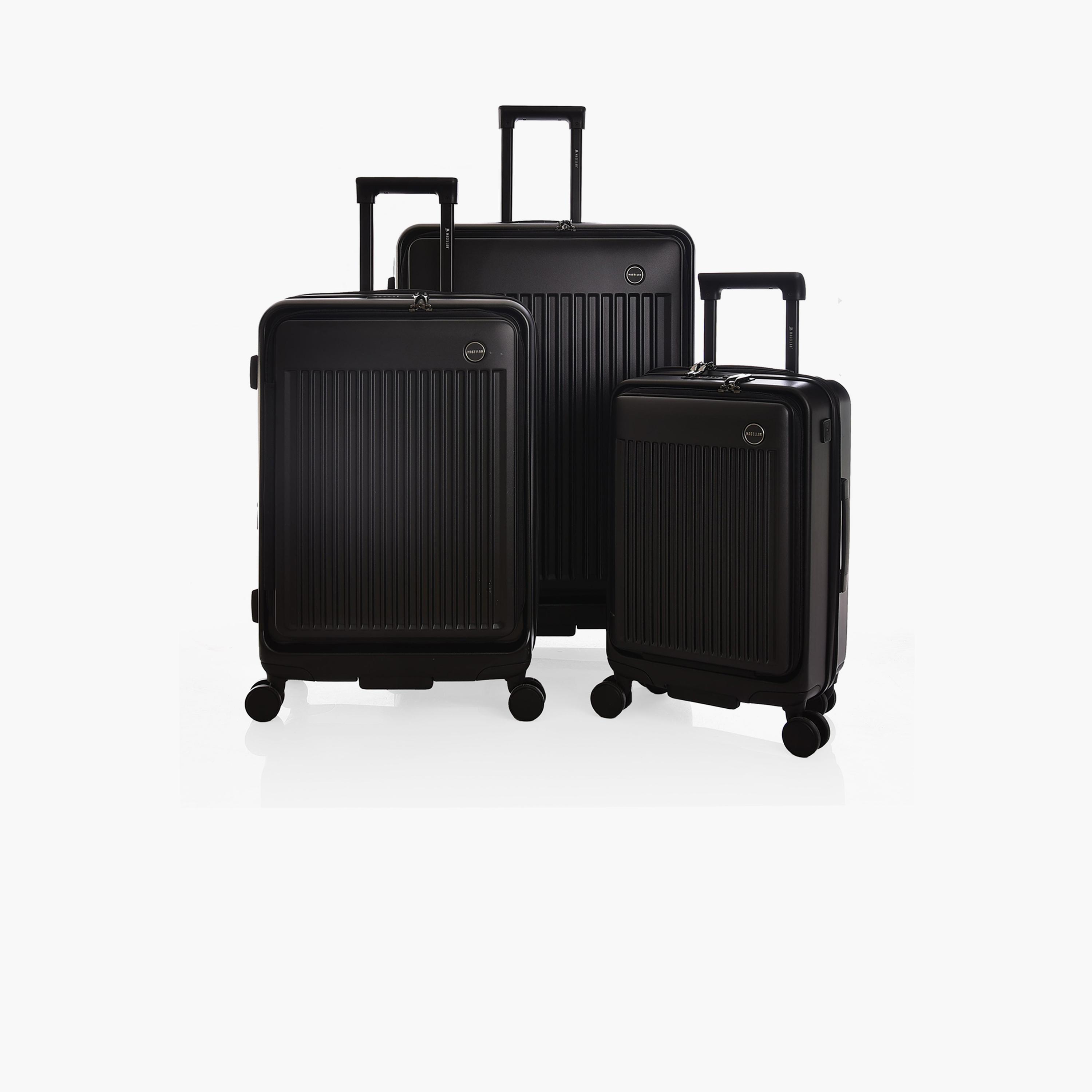 Magellan Set of 3 Polycarbonate with ABS Hardcase 4-Wheeler Spinner Trolley Bag with TSA Lock | 1996HA/3P-travel-luggagesandbags-luggage-image-1