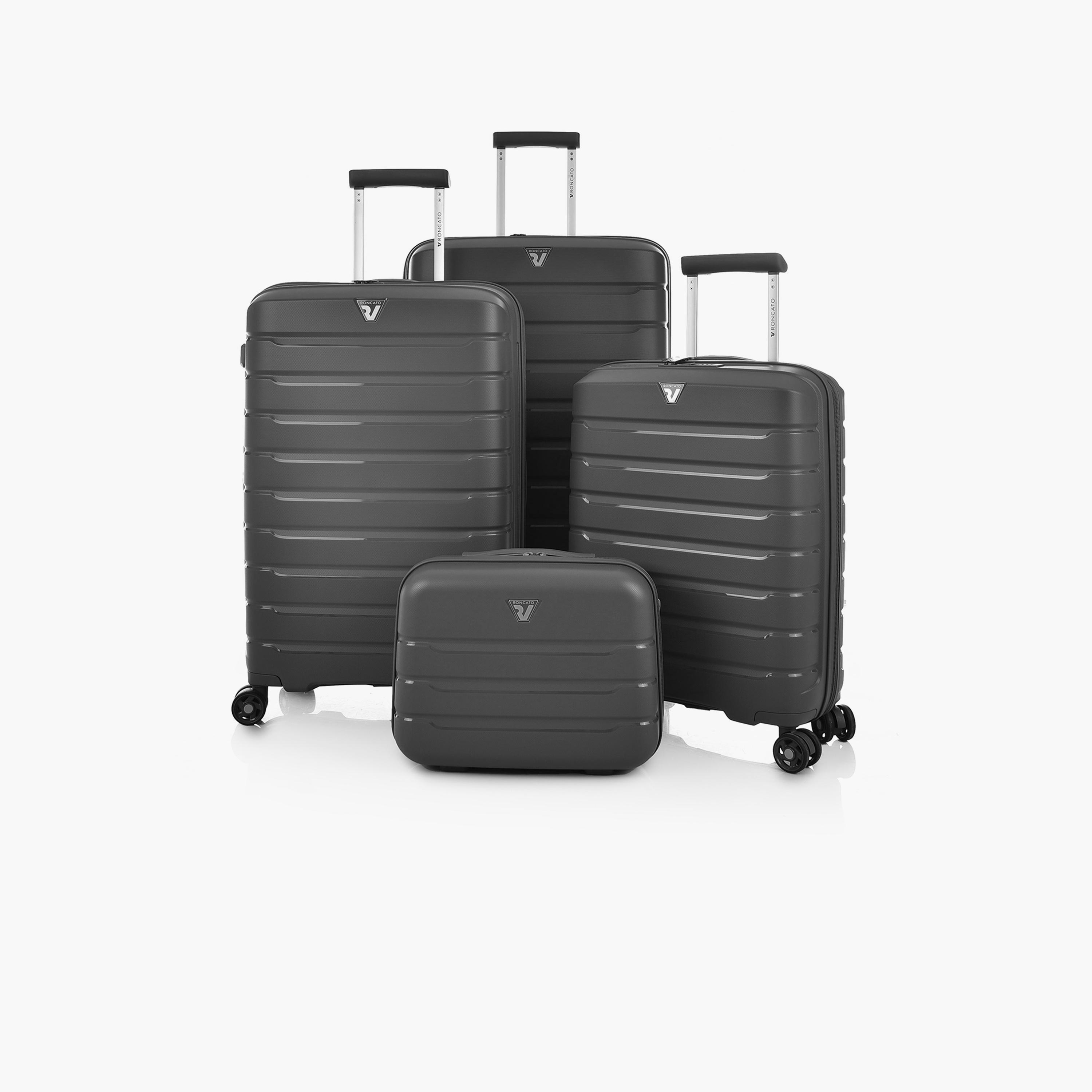 Roncato Set of 4 Polypropylene Hardcase 4-Wheeler Spinner Trolley Bag with TSA Lock | 418185/4P-travel-luggagesandbags-luggage-image-1