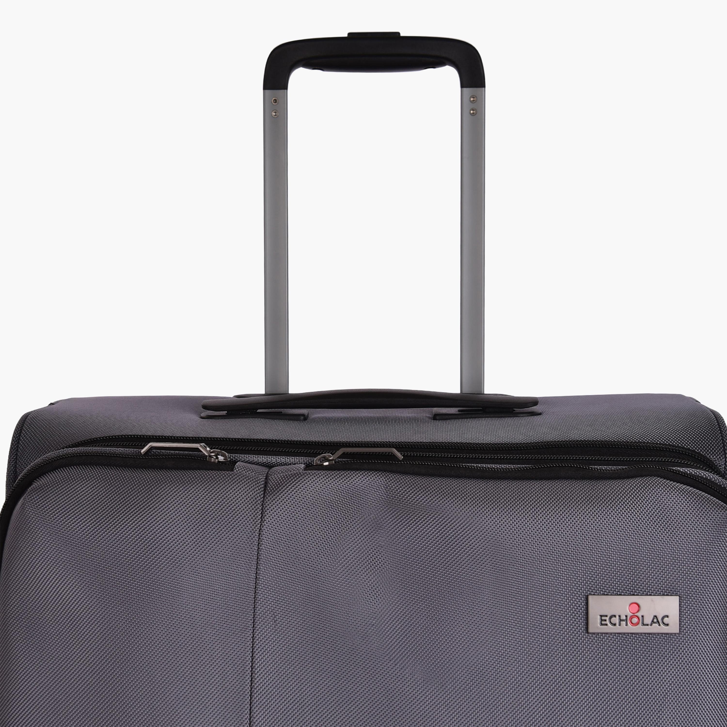 Echolac Set of 3 Textile Softcase 4-Wheeler Spinner Trolley Bag with TSA Lock | CT714A/3P-travel-luggagesandbags-luggage-image-10
