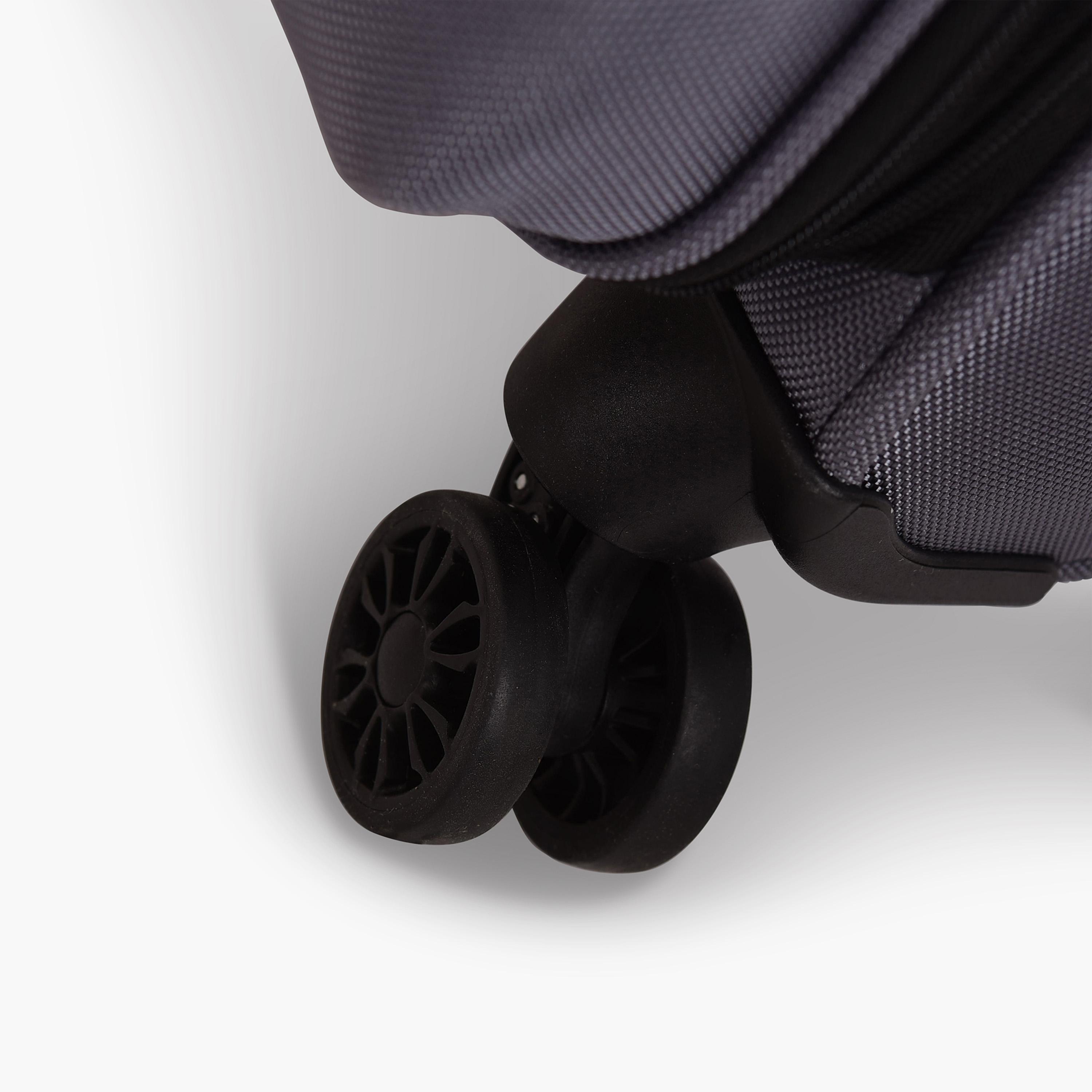 Echolac Set of 3 Textile Softcase 4-Wheeler Spinner Trolley Bag with TSA Lock | CT714A/3P-travel-luggagesandbags-luggage-image-11