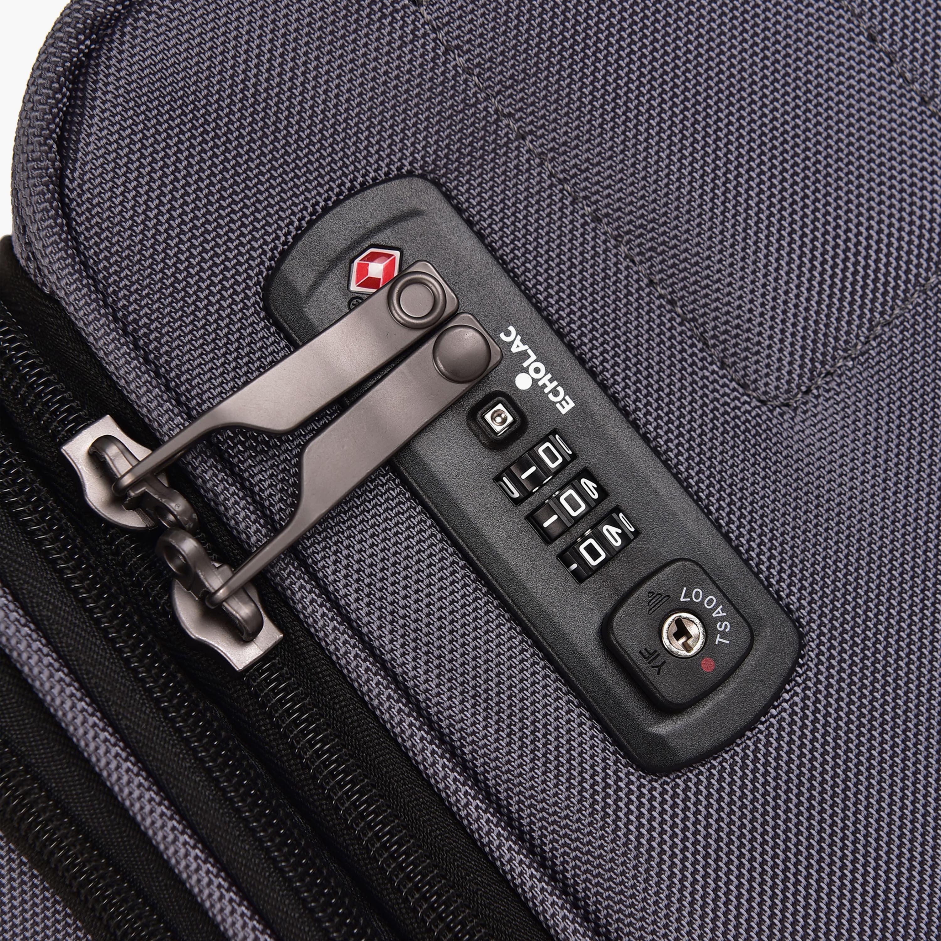 Echolac Set of 3 Textile Softcase 4-Wheeler Spinner Trolley Bag with TSA Lock | CT714A/3P-travel-luggagesandbags-luggage-image-8