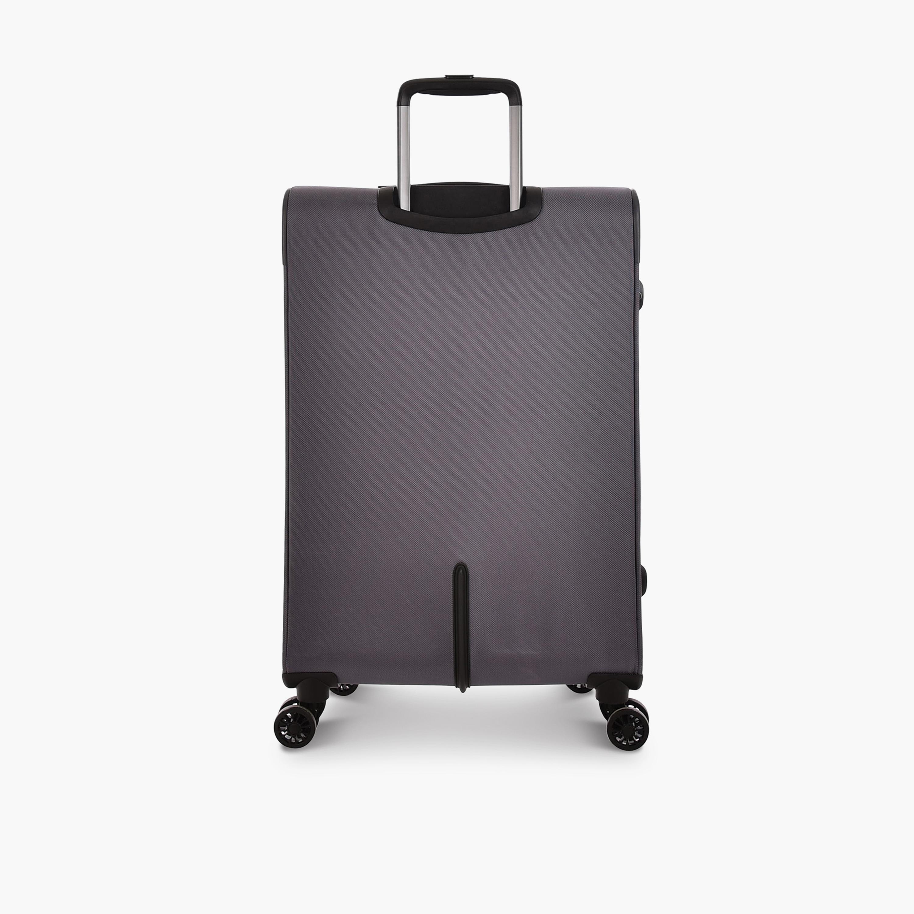 Echolac Set of 3 Textile Softcase 4-Wheeler Spinner Trolley Bag with TSA Lock | CT714A/3P-travel-luggagesandbags-luggage-image-9