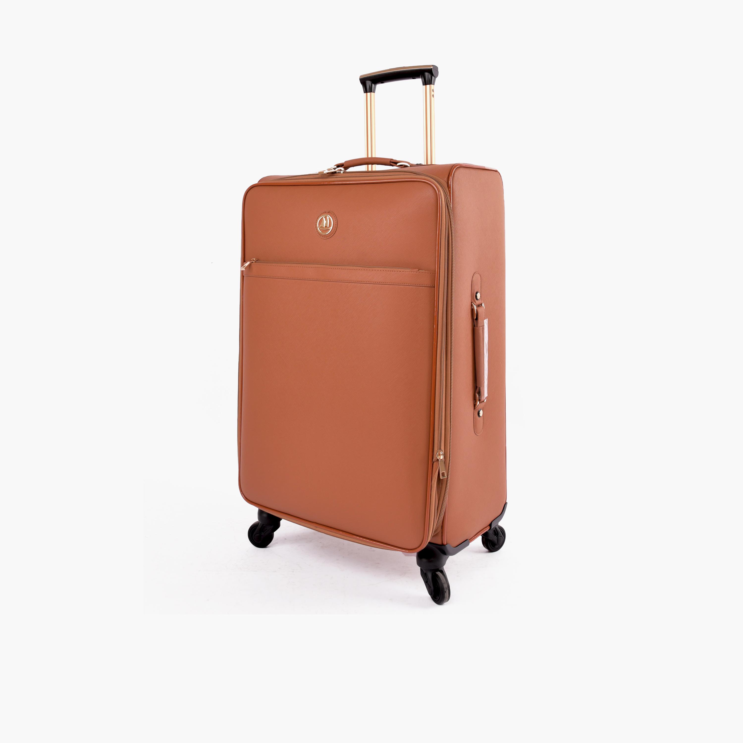 Magellan Set of 4 Polycarbonate with ABS Softcase 4-Wheeler Spinner Trolley Bag with Padlock | MA8022/4p-travel-luggagesandbags-luggage-image-5