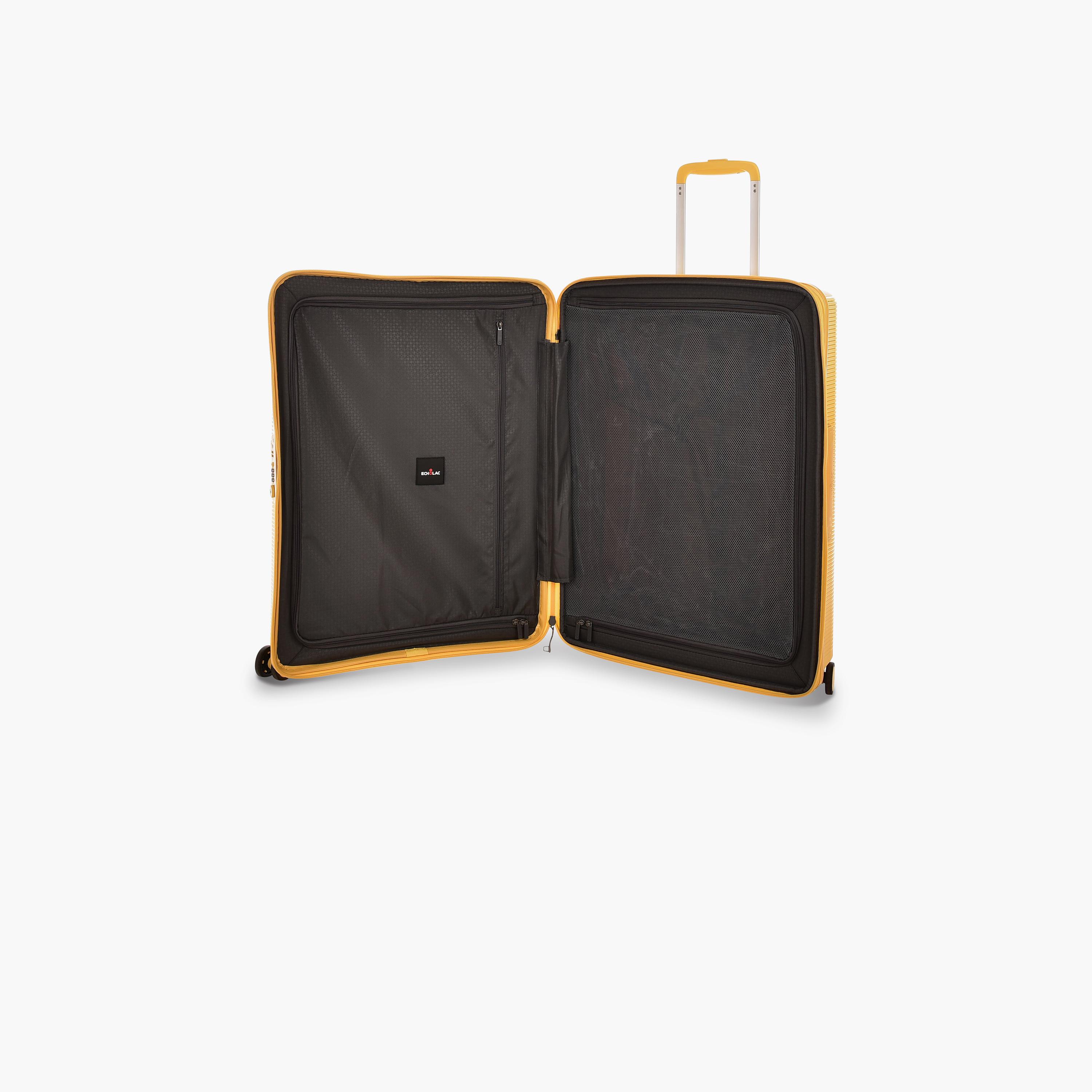 Echolac Set of 3 Polypropylene Hardcase 4-Wheeler Spinner Trolley Bag with TSA Lock | PW005/3P-travel-luggagesandbags-luggage-image-6
