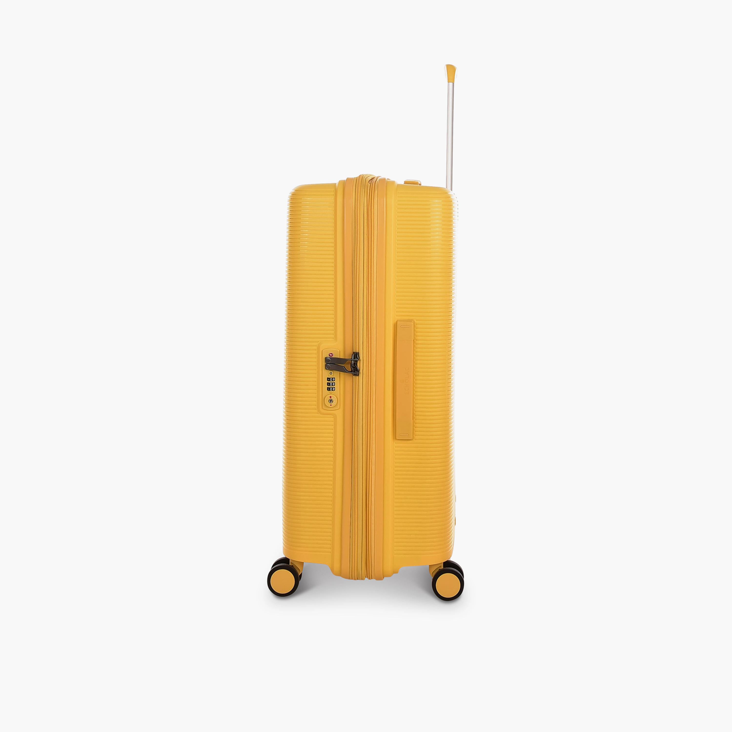 Echolac Set of 3 Polypropylene Hardcase 4-Wheeler Spinner Trolley Bag with TSA Lock | PW005/3P-travel-luggagesandbags-luggage-image-7