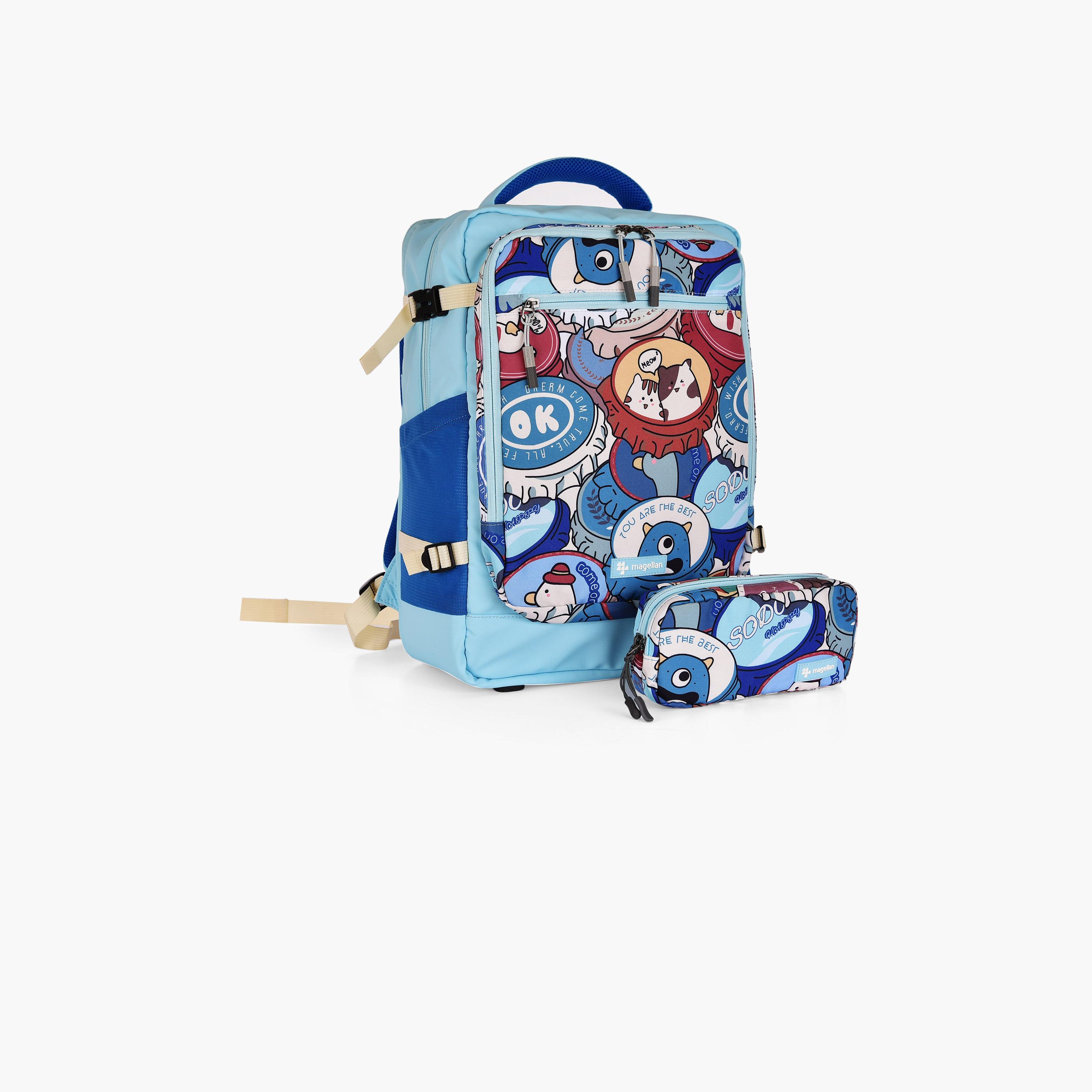 Magellan Kids Printed Backpack Sets | KYBP01/2P-Set-travel-kidstrolleyandbags-image-1
