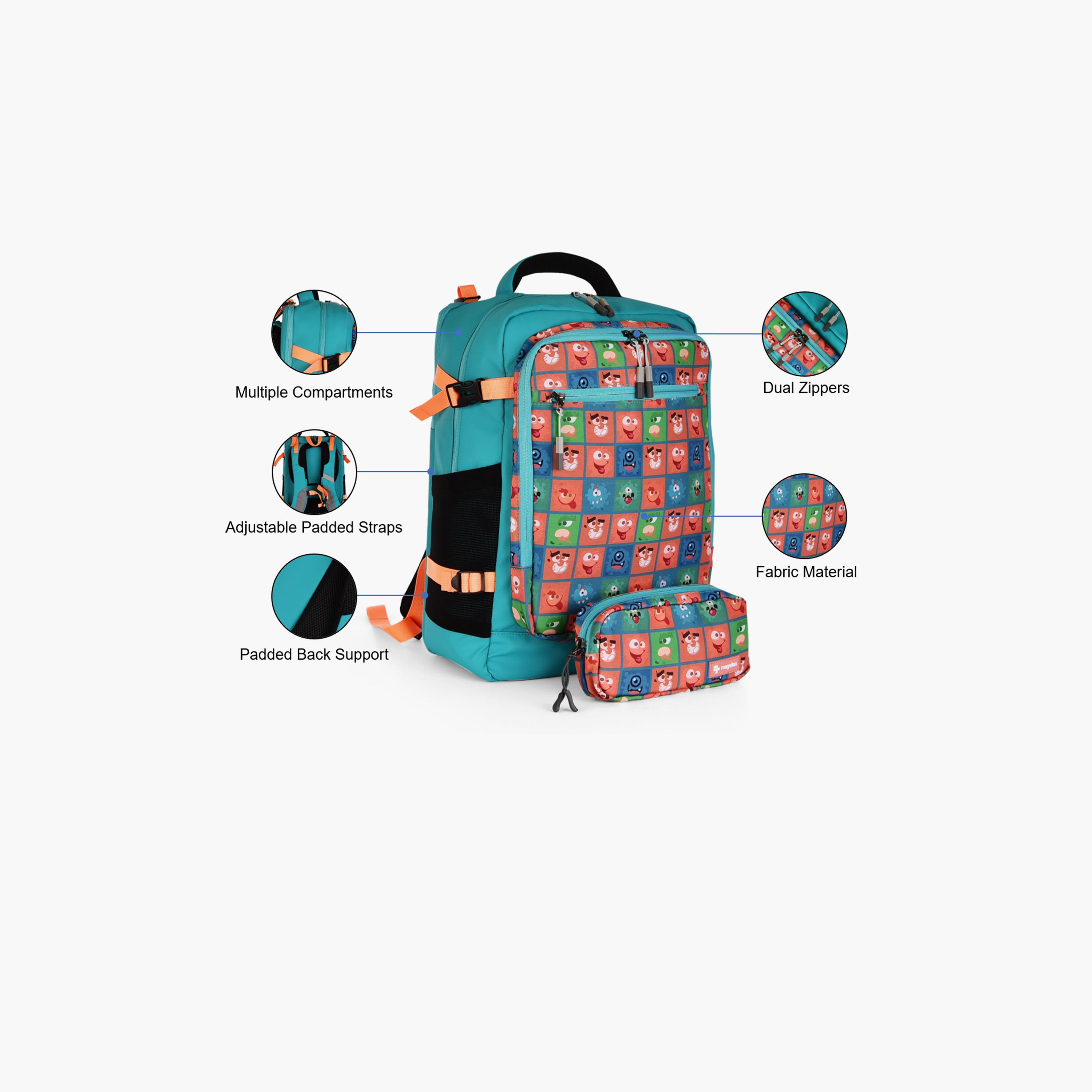 Magellan Kids Printed Backpack Sets | KYBP02/2P-Set-travel-kidstrolleyandbags-image-3