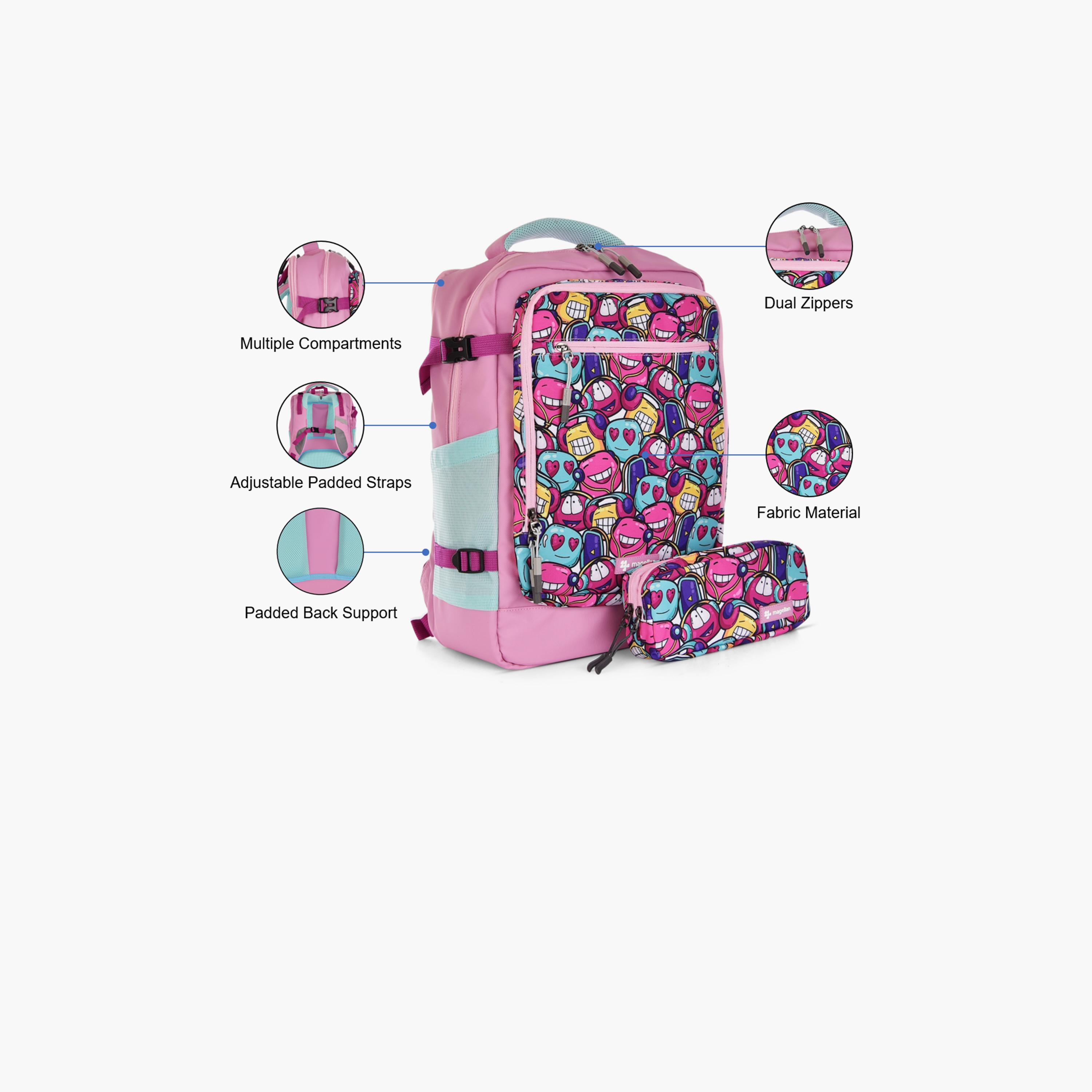 Magellan Kids Printed Backpack Sets | KYBP03/2P-Set-travel-kidstrolleyandbags-image-3