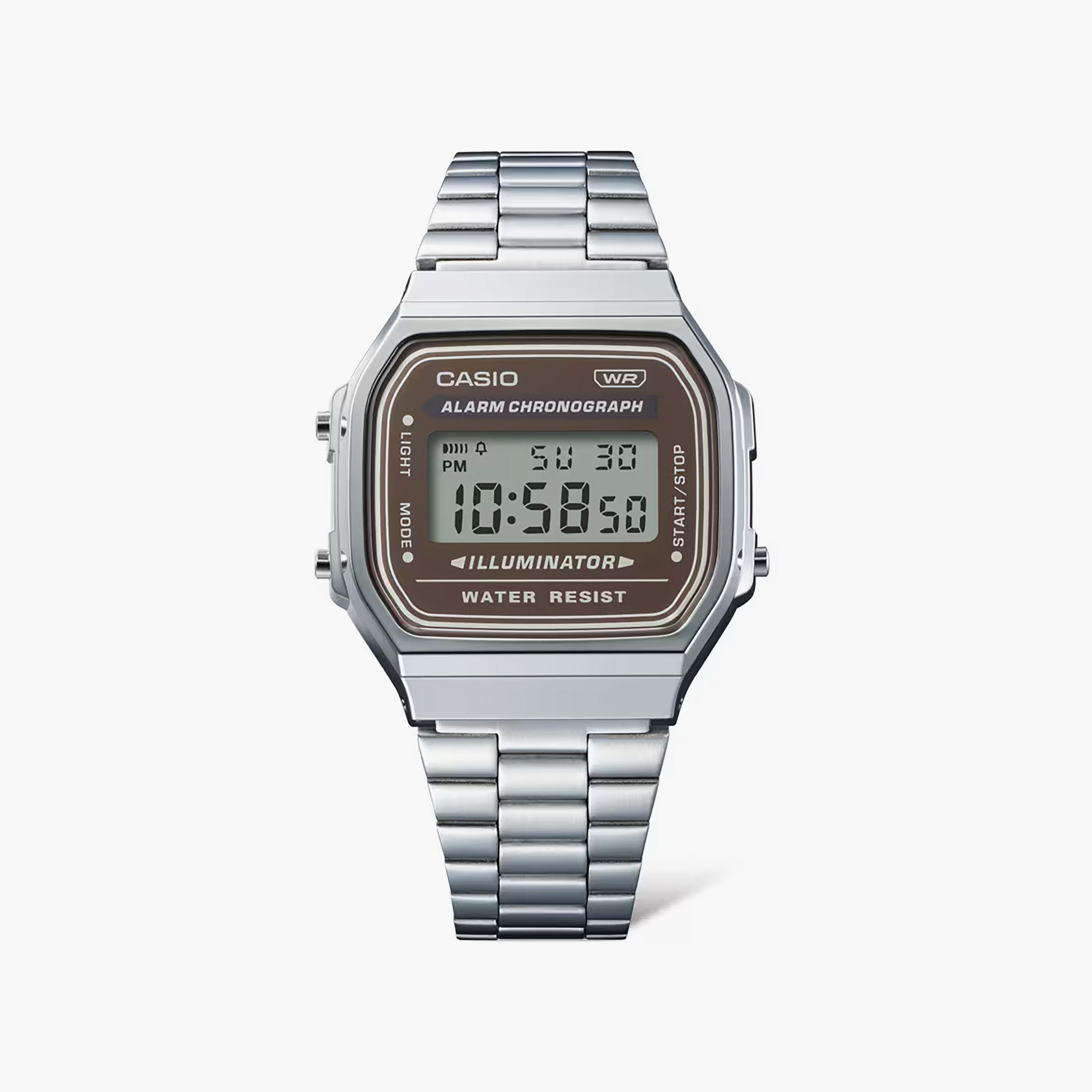 Casio 36 MM Silver Digital Stainless Steel Watch | A168WA-5AYDF-men-watchesandjewellery-watches-image-2