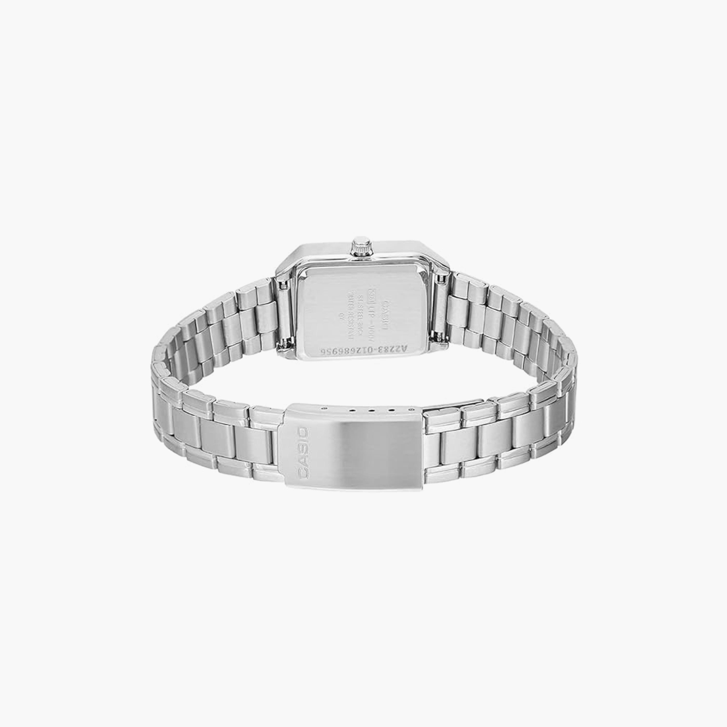 Casio Women's 22 MM Silver Analog Stainless Steel Watch | LTP-V007D-7EUDF-women-watchesandjewellery-watches-image-3