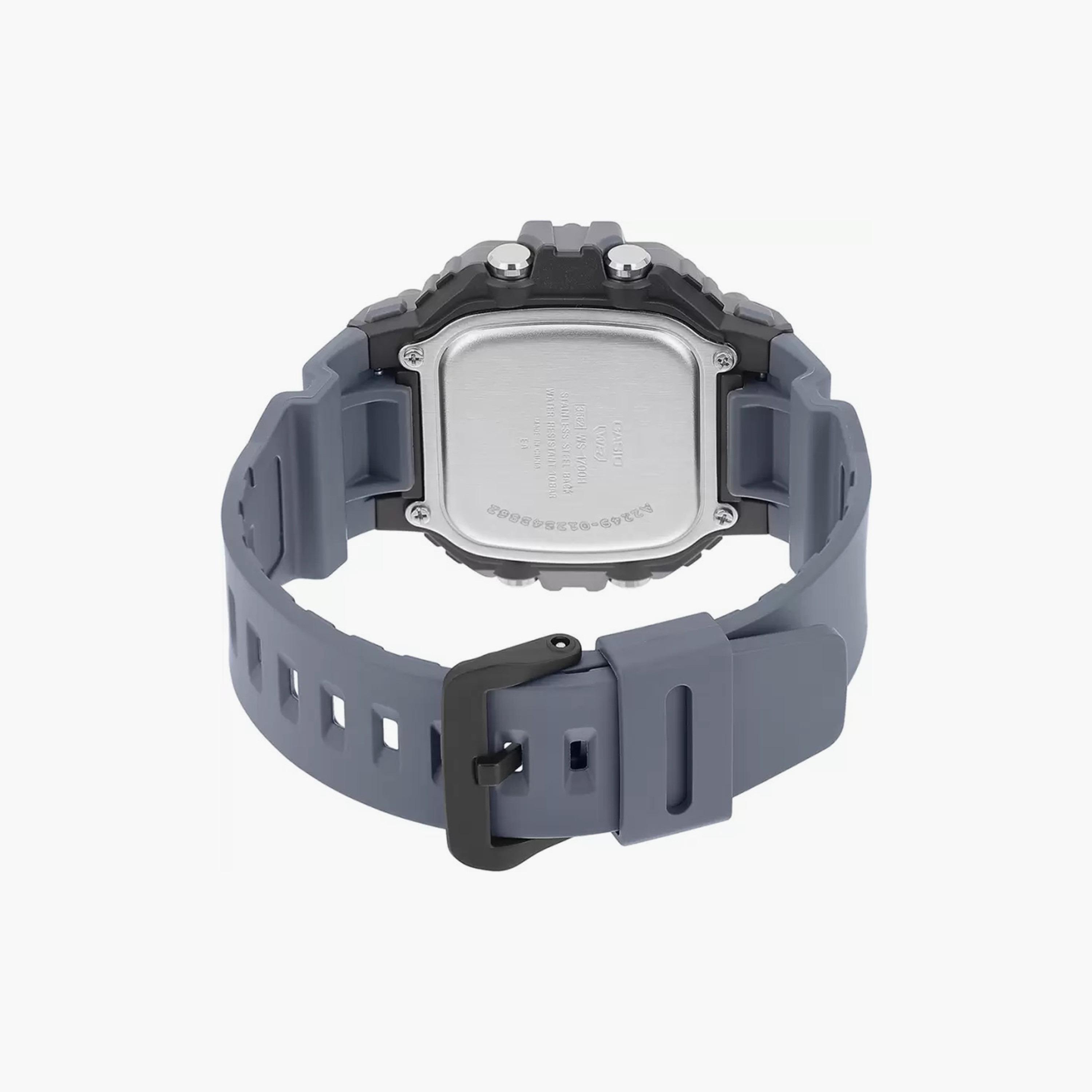 Casio Men's 48 MM Grey Digital Silicone Watch | WS-1700H-8AVDF-men-watchesandjewellery-watches-image-3
