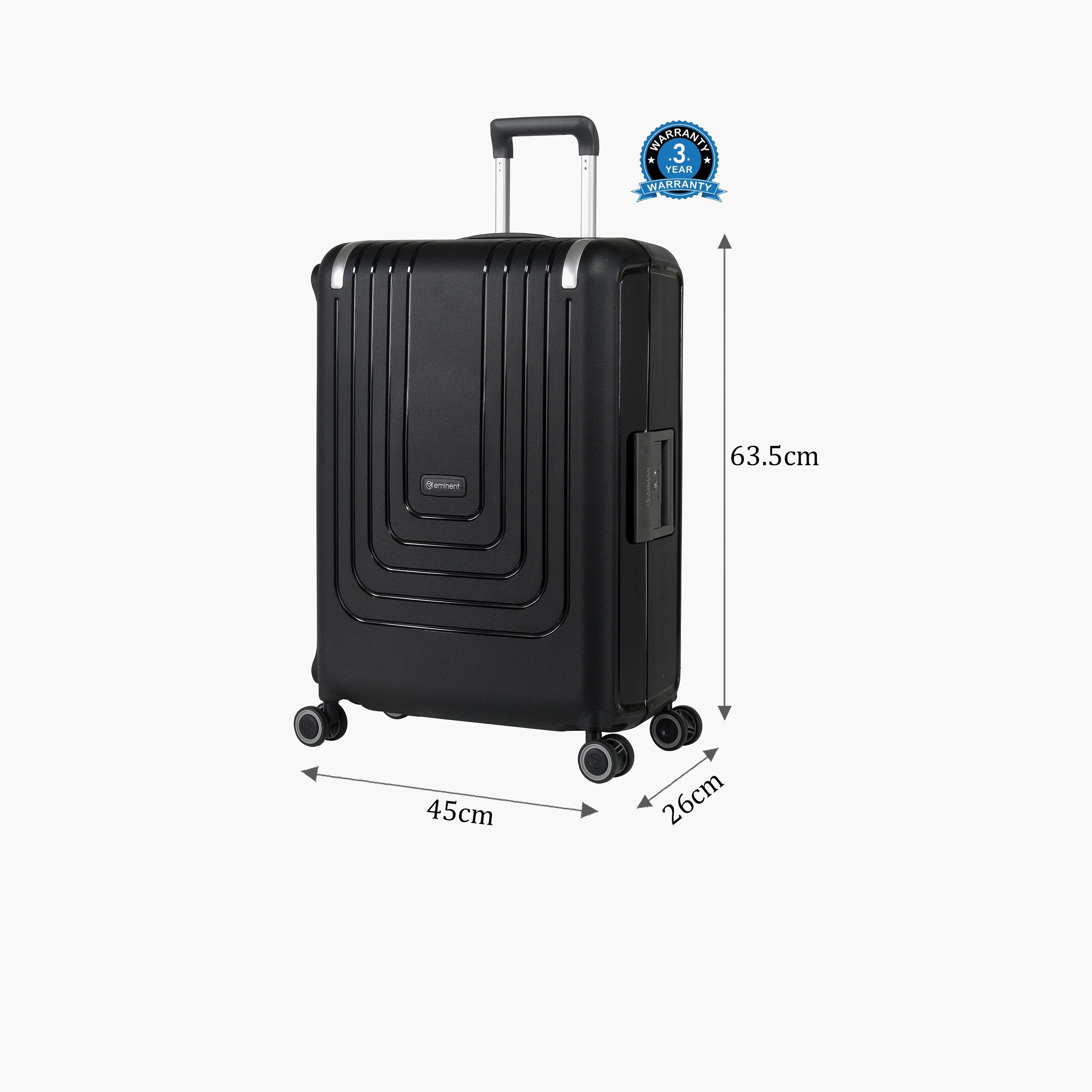 إميننت- شنطة فيرتيكا بولي بروبلين بأربع عجلات مقاس 63.5 سم مع قفل TSA | B0006-26-travel-luggagesandbags-luggage-image-2