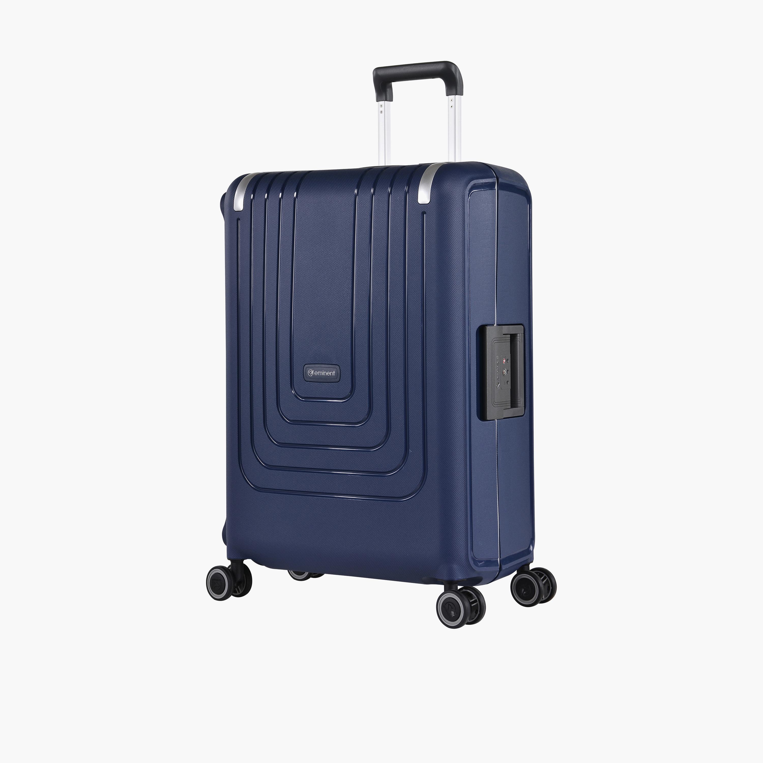 Eminent Vertica 63.5 CM Medium Check-in Polypropylene Hardcase 4-Wheeler Spinner Trolley Bag with TSA Lock | B0006-26-travel-luggagesandbags-luggage-image-1