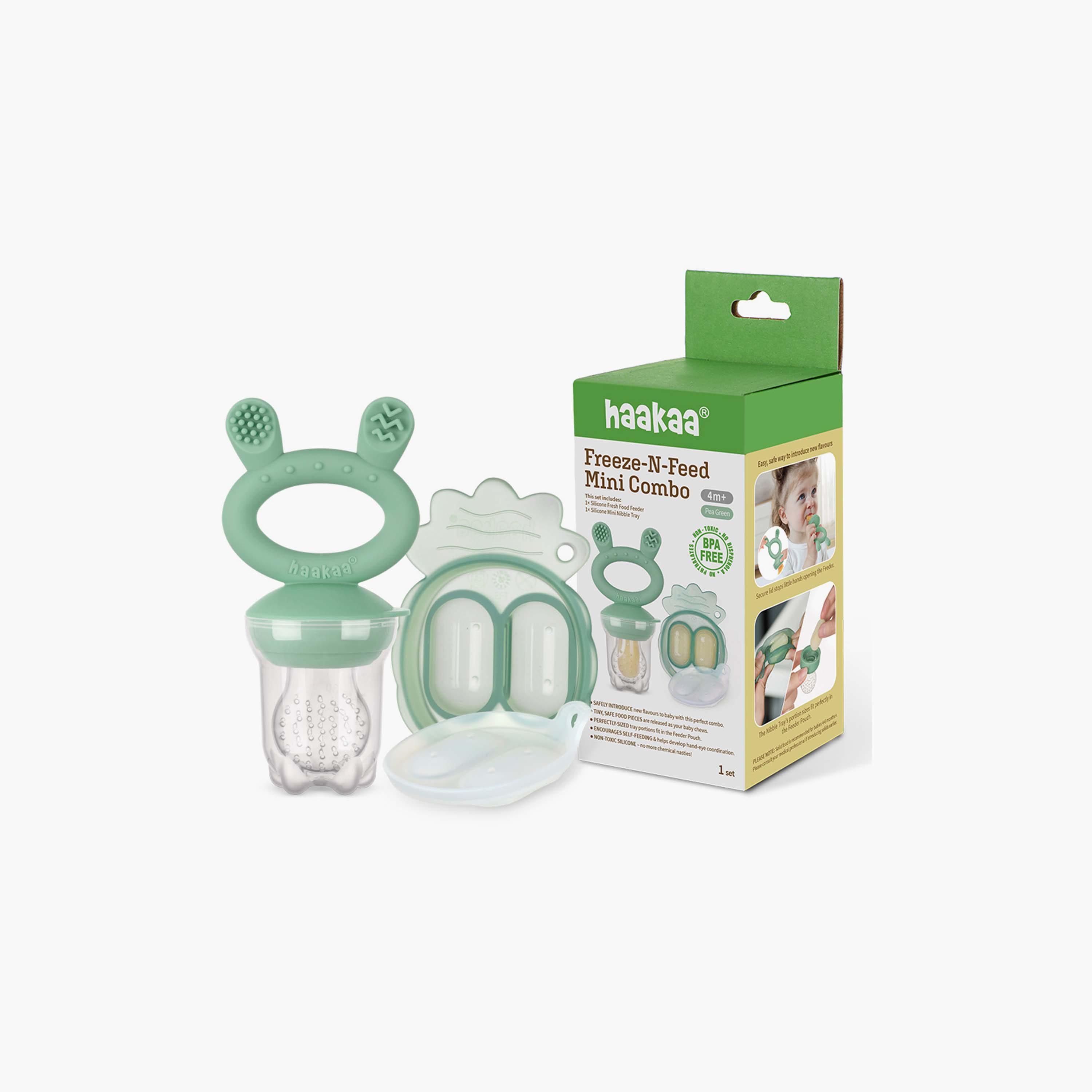 Haakaa Freeze-N-Feed Mini Combo with Food Feeder & Mini Nibble Tray-baby-feeding-mealtimeessentials-image-1