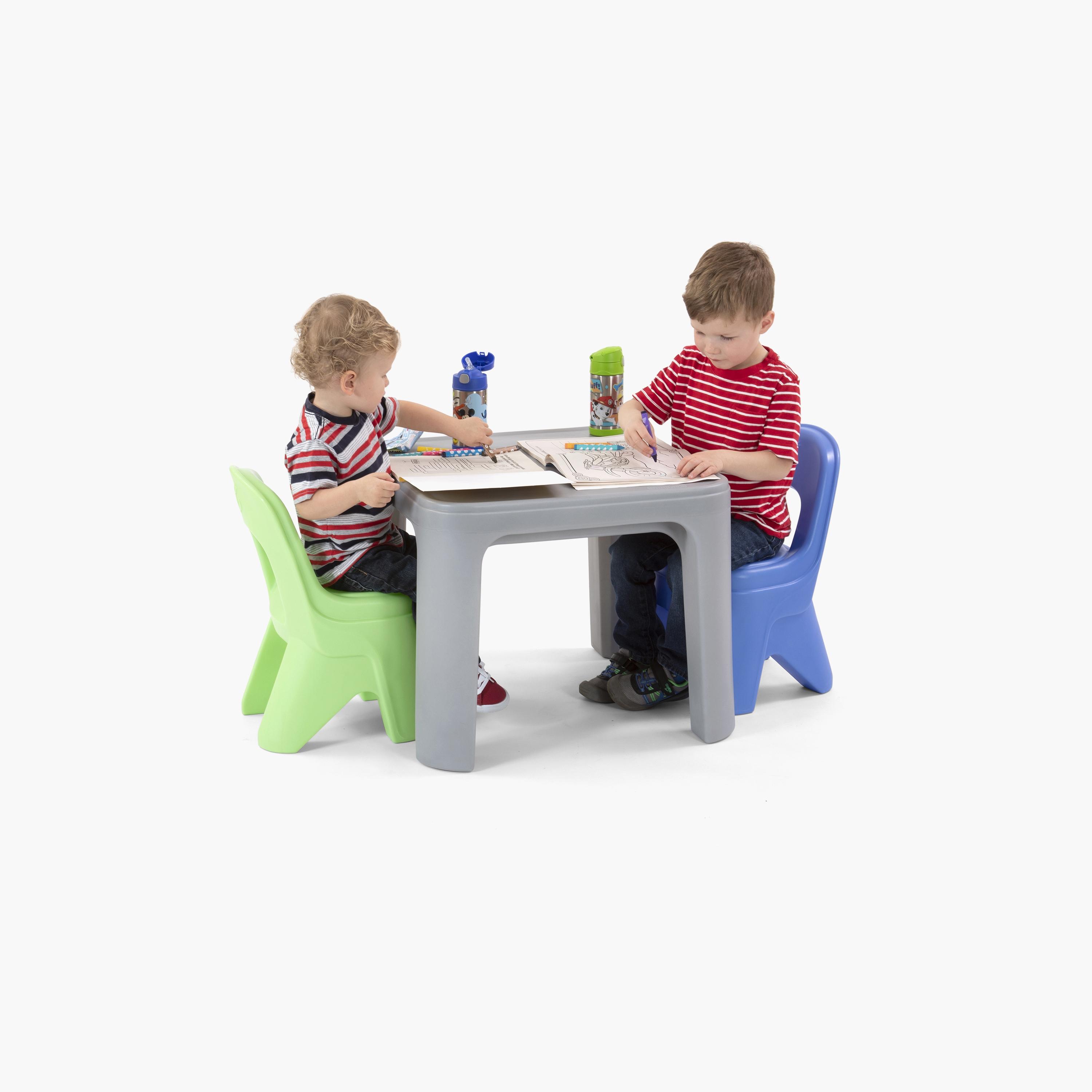 مجموعة طاولة لعب متعددة الأغراض مع طقم كرسي مكون من قطعتين من سيمبلاي3 - متعدد الألوان - 2-6 سنوات-baby-nursery-furniture-chairsandtables-image-4