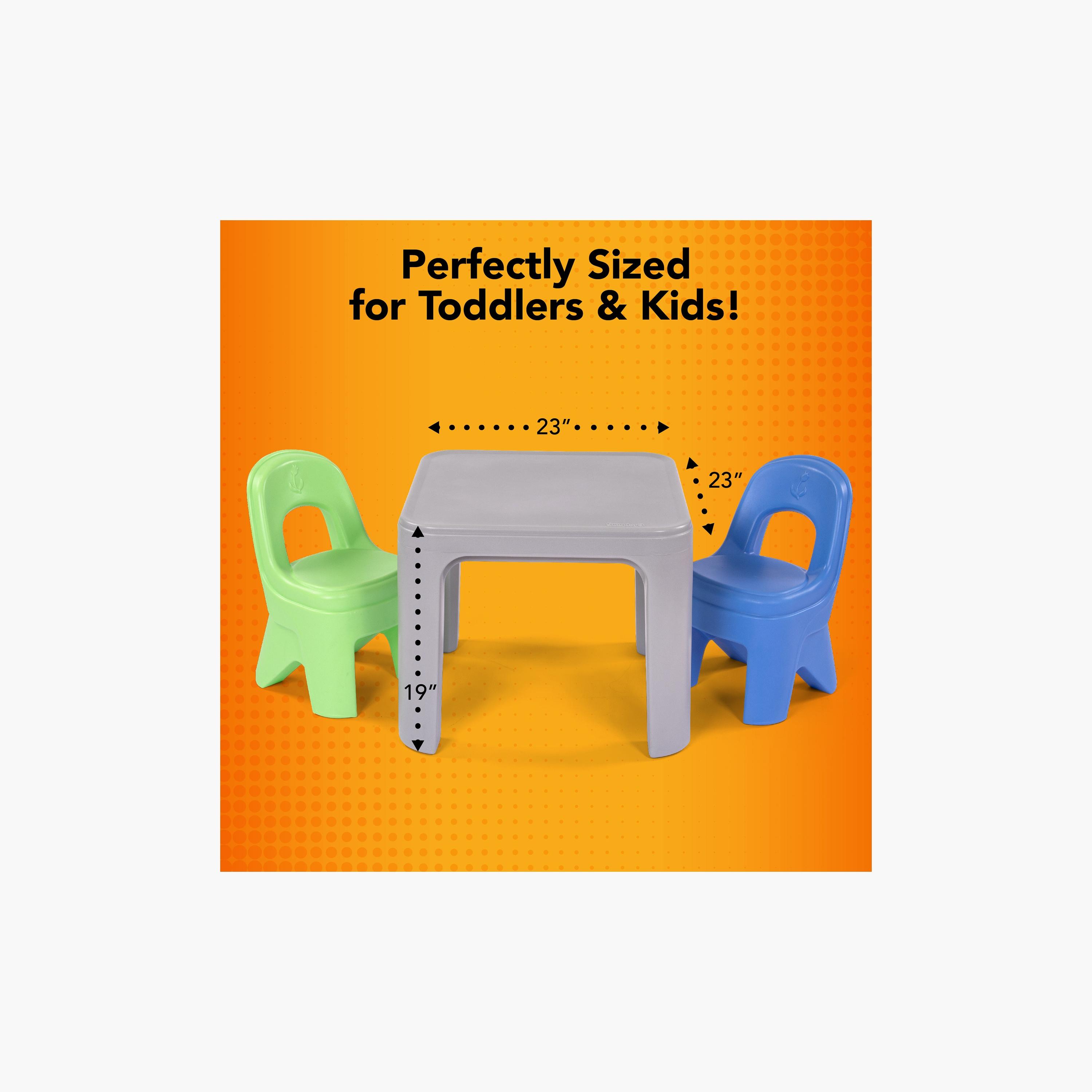 مجموعة طاولة لعب متعددة الأغراض مع طقم كرسي مكون من قطعتين من سيمبلاي3 - متعدد الألوان - 2-6 سنوات-baby-nursery-furniture-chairsandtables-image-3