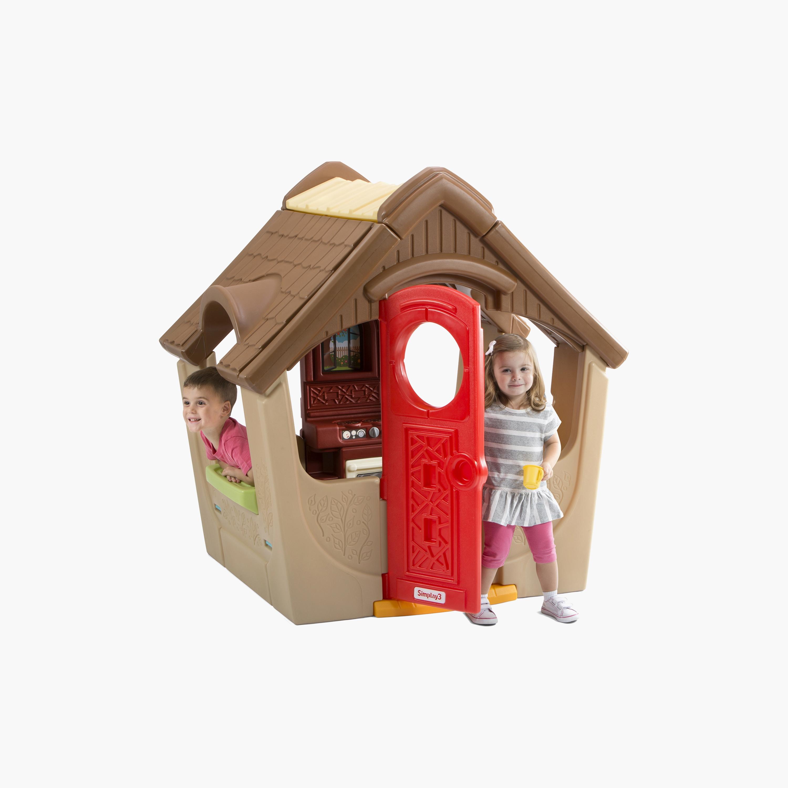 Simplay3 Garden View Cottage Playhouse - Multicolour - 1-5 Years-toys-outdoor-playhousesandplayards-image-4