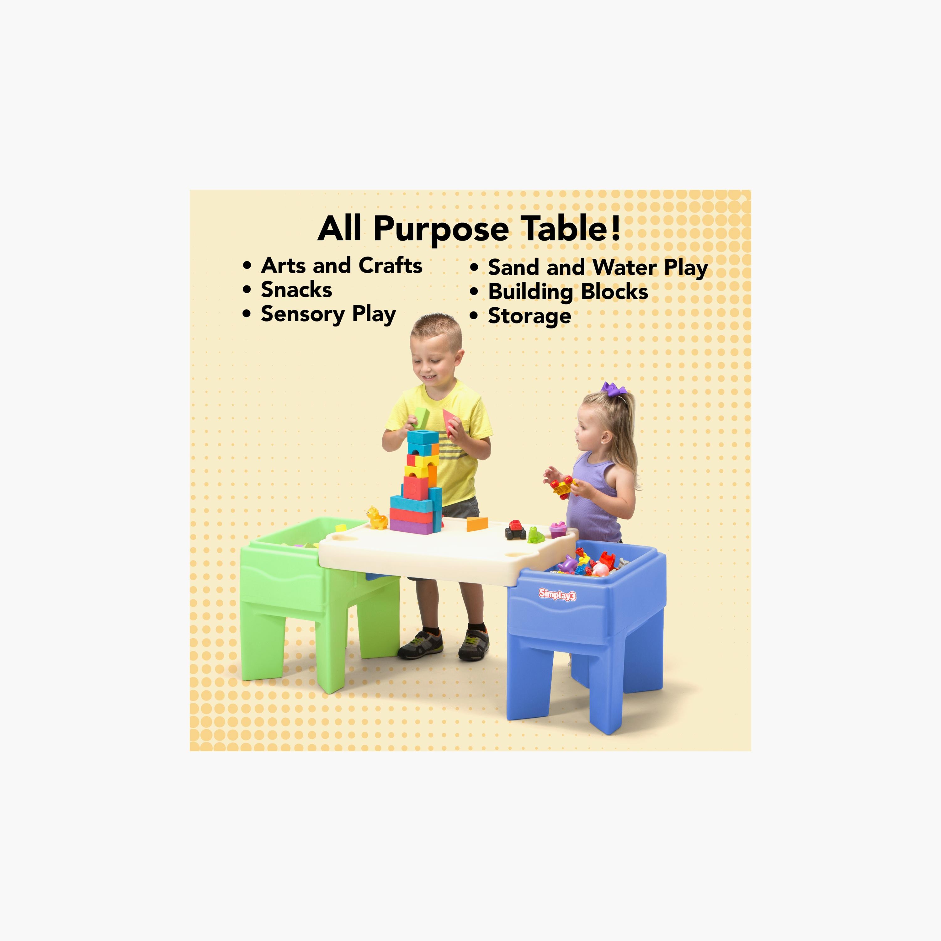 Simplay3 Multi-Use Activity Table - Multicolour - 1  Years+-toys-babyandtoddlertoys-learningtoys-image-5
