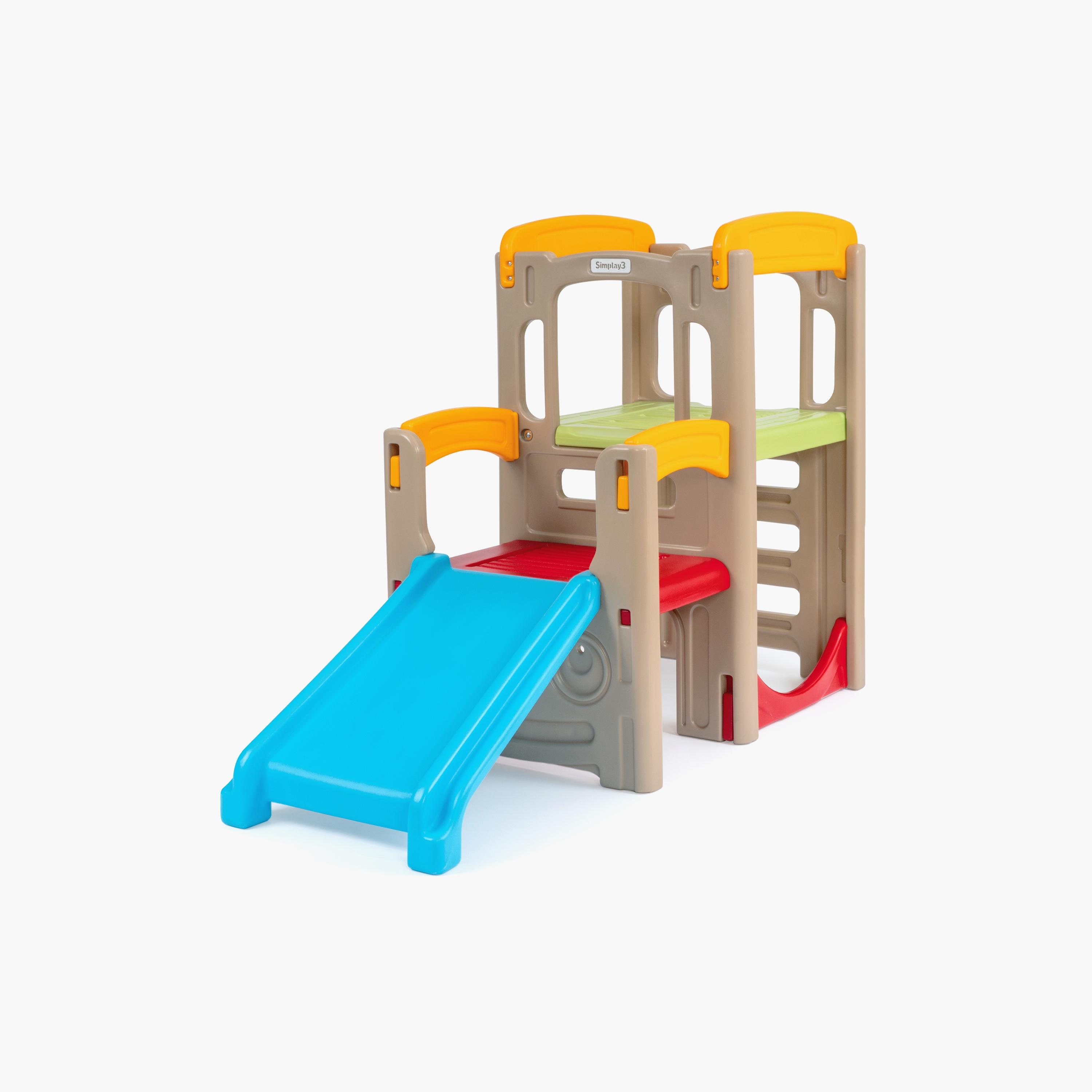 Simplay3 Young Explorers Adventure Climber & Slide Playset - Multicolour - 1-6 Years-toys-outdoor-slidesandswings-image-1