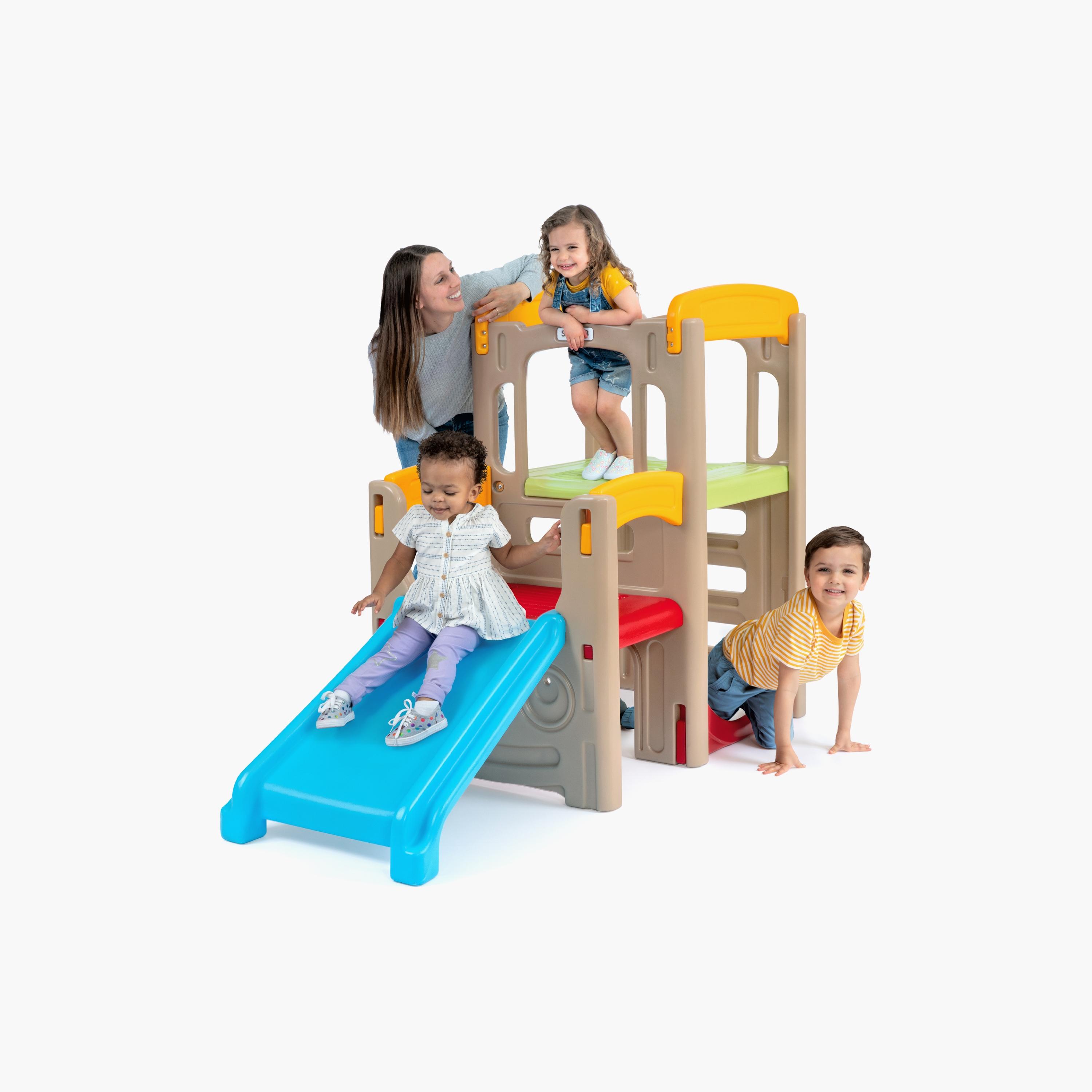 Simplay3 Young Explorers Adventure Climber & Slide Playset - Multicolour - 1-6 Years-toys-outdoor-slidesandswings-image-7