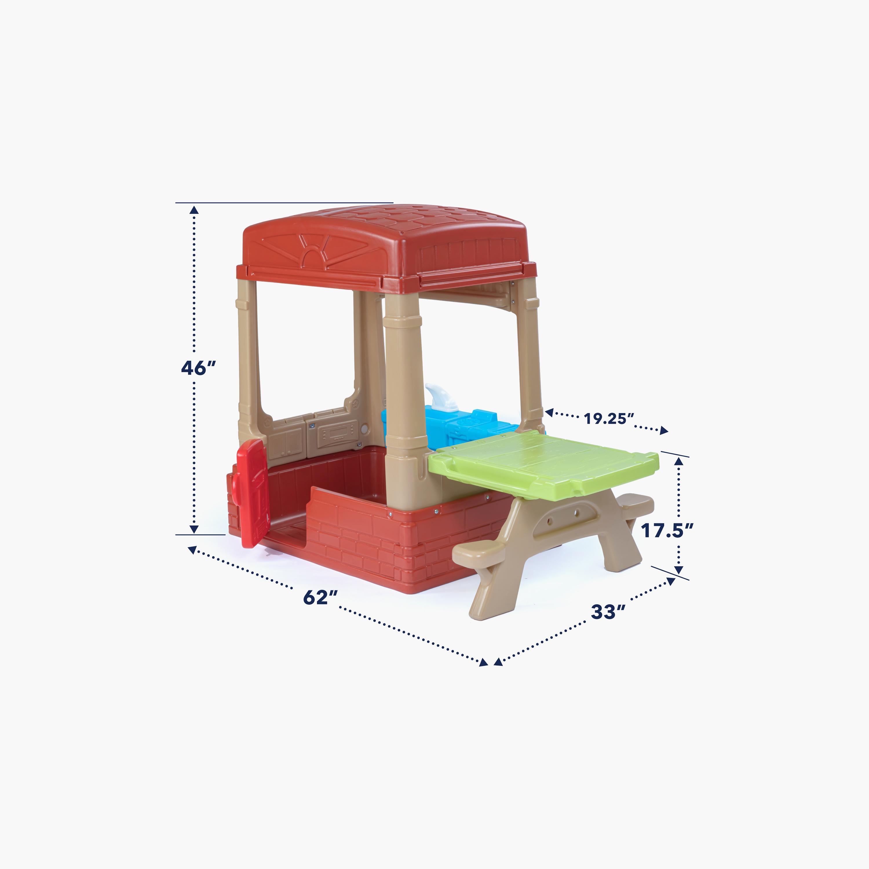 Simplay3 Sunny Day Picnic Playhouse - Multicolour - 1-6 Years-toys-outdoor-playhousesandplayards-image-5