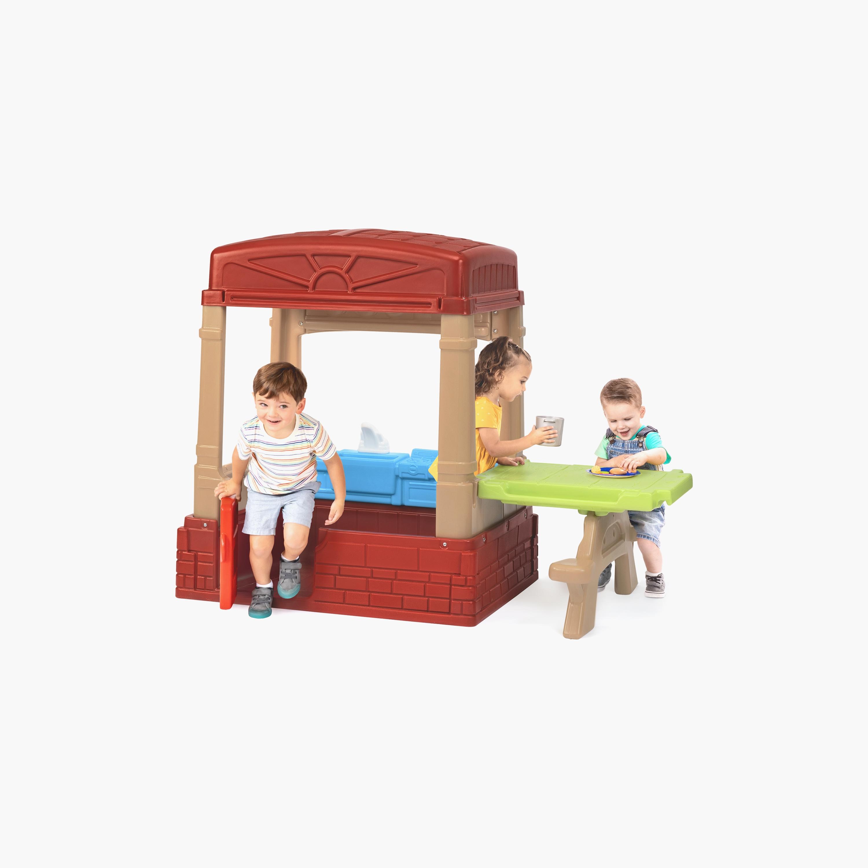 Simplay3 Sunny Day Picnic Playhouse - Multicolour - 1-6 Years-toys-outdoor-playhousesandplayards-image-6